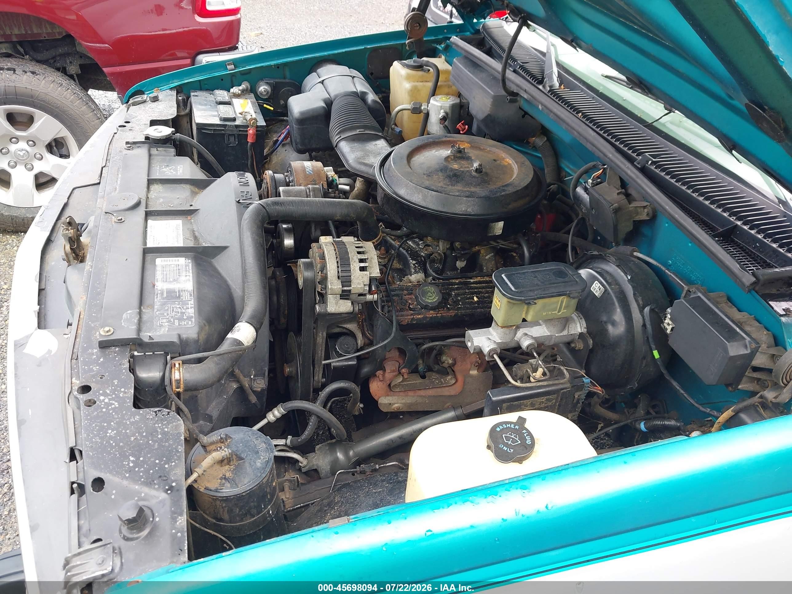 1993 Chevrolet Gmt-400 K1500 Green vin: 1GCEK14K3PE210512
