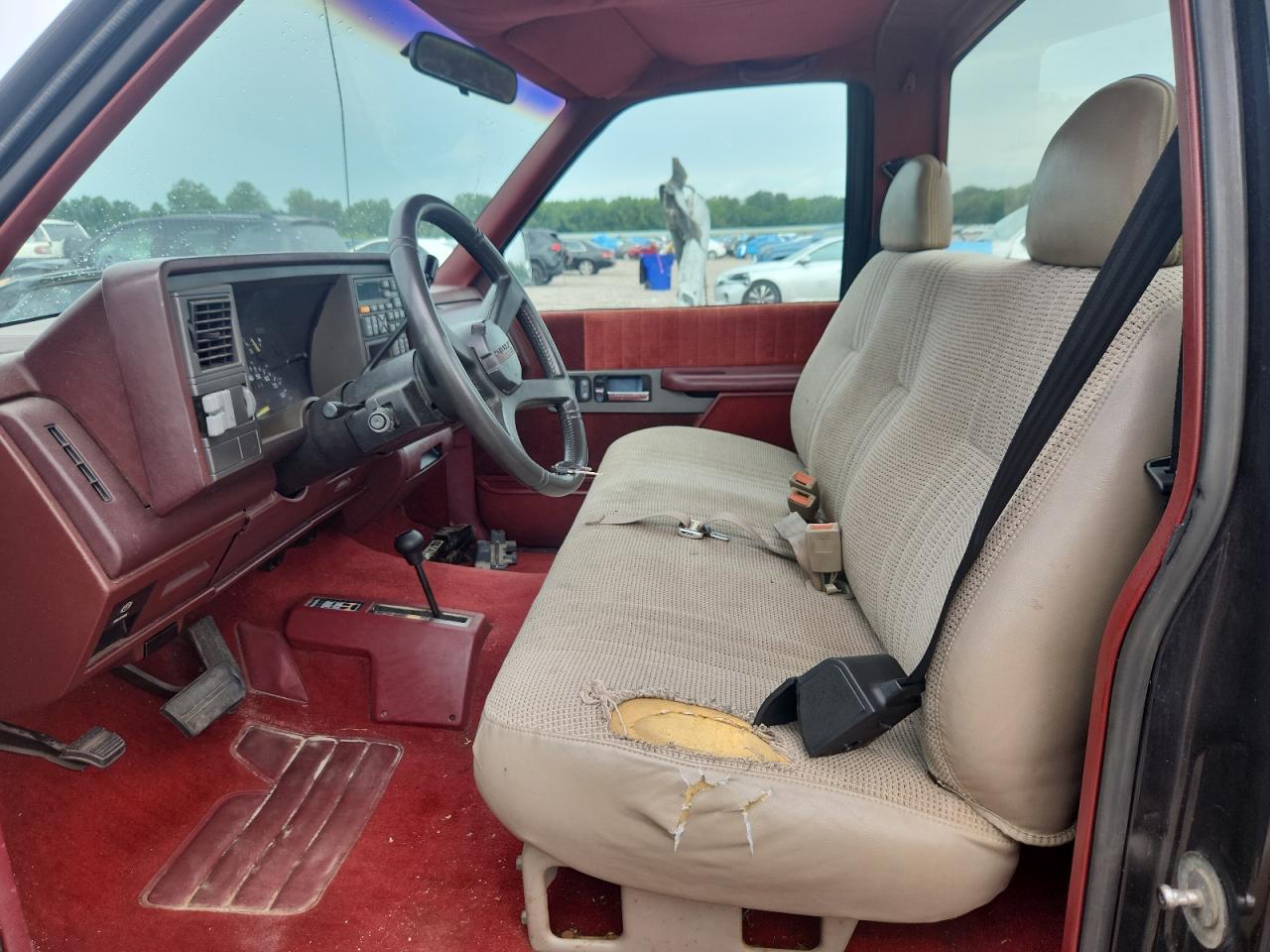 1993 Chevrolet Gmt-400 K1500 Black vin: 1GCEK14K3PZ143628