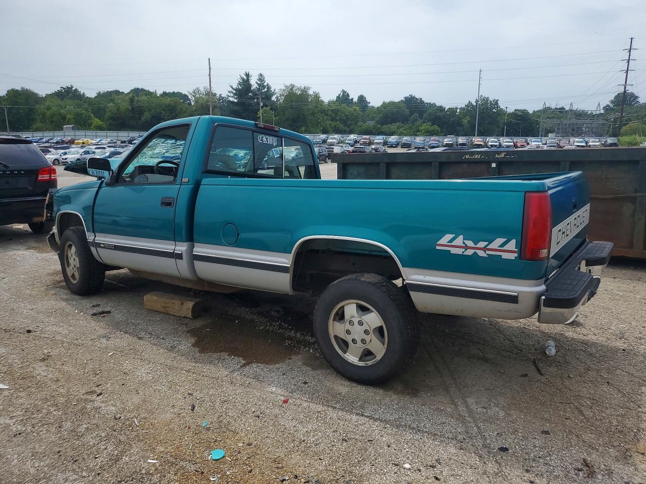 1994 Chevrolet Gmt-400 K1500 Turquoise vin: 1GCEK14K6RZ217109