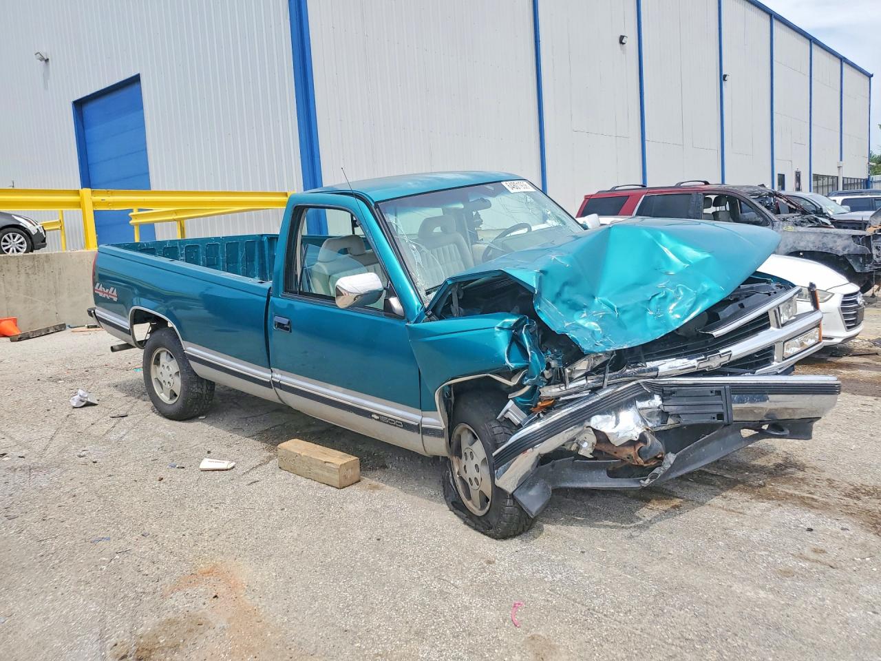 1994 Chevrolet Gmt-400 K1500 Turquoise vin: 1GCEK14K6RZ217109