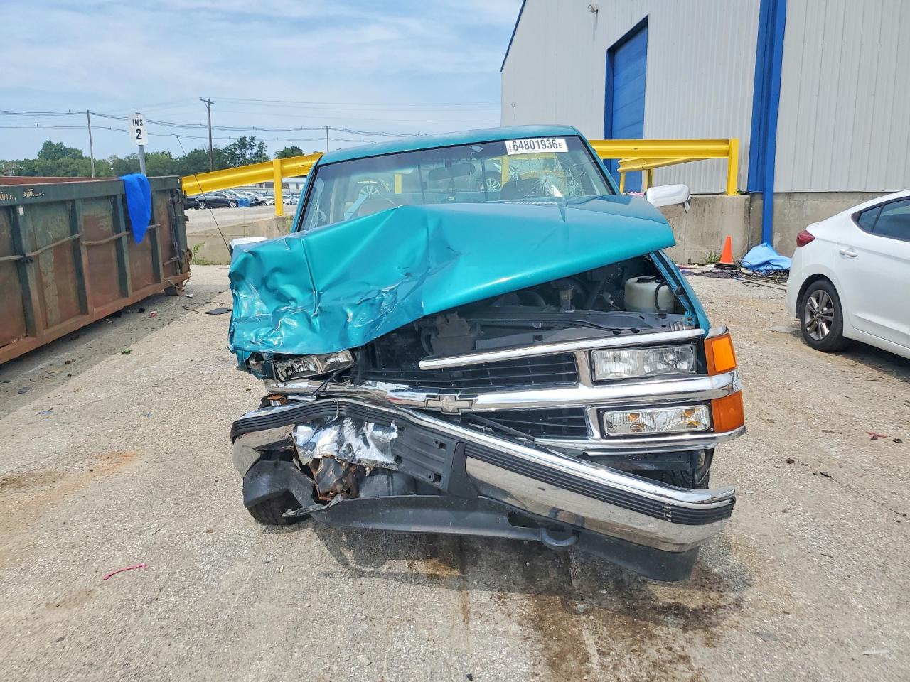 1994 Chevrolet Gmt-400 K1500 Turquoise vin: 1GCEK14K6RZ217109