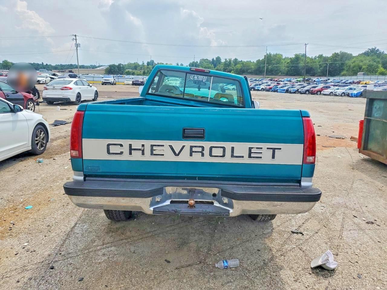 1994 Chevrolet Gmt-400 K1500 Turquoise vin: 1GCEK14K6RZ217109