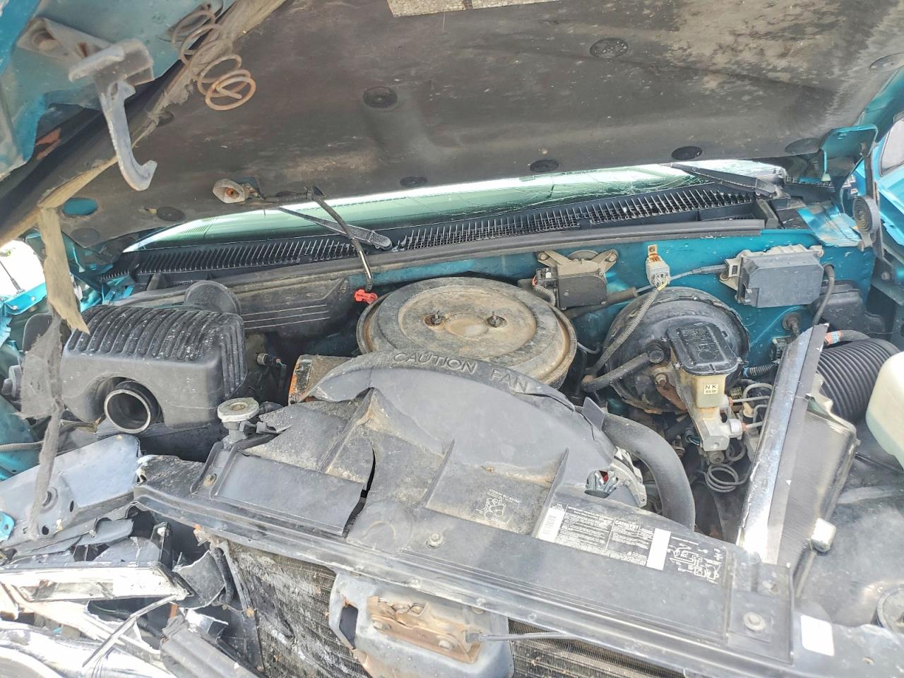1994 Chevrolet Gmt-400 K1500 Turquoise vin: 1GCEK14K6RZ217109