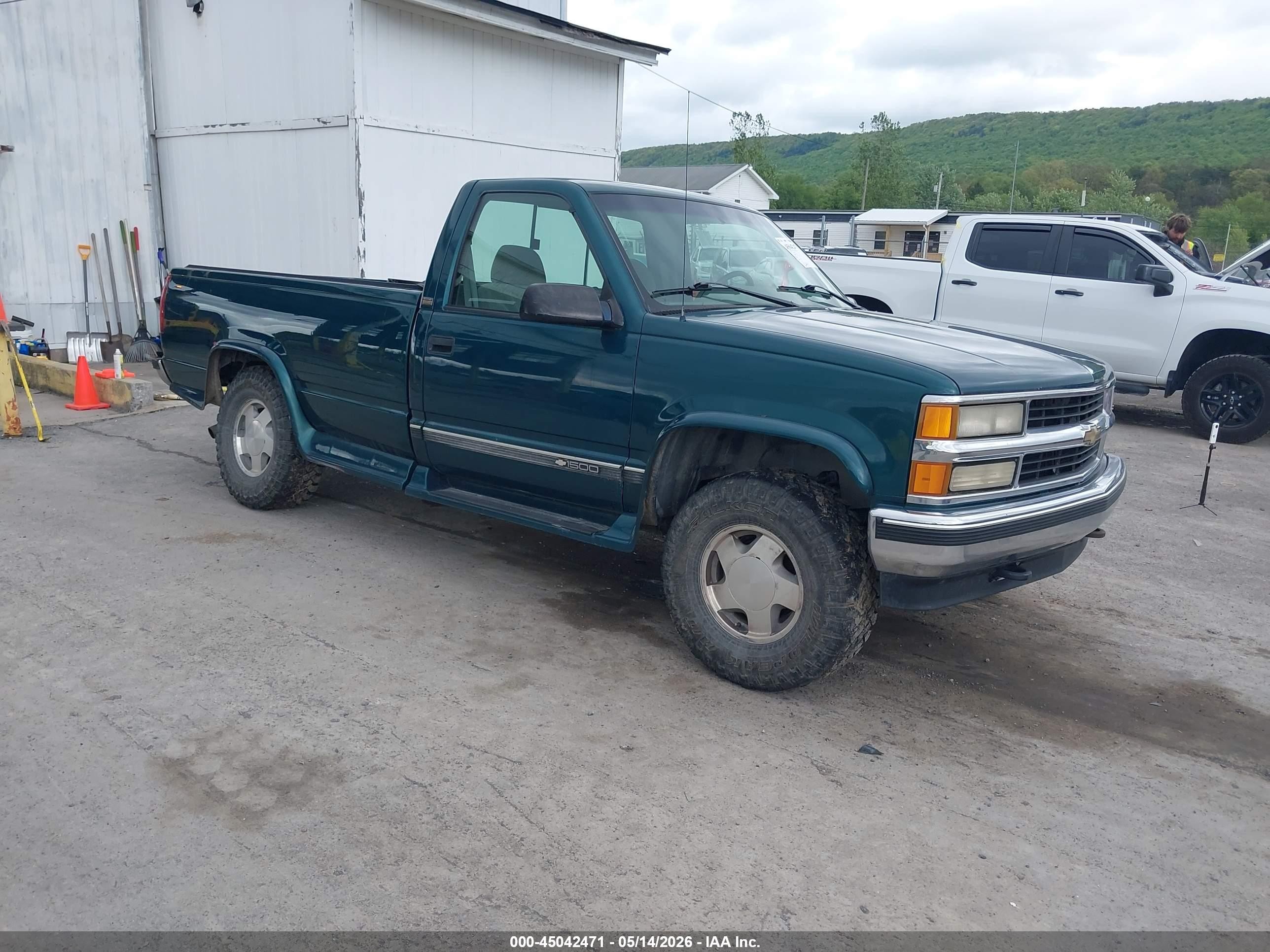 1995 Chevrolet Gmt-400 K1500 Green vin: 1GCEK14K6SE241827