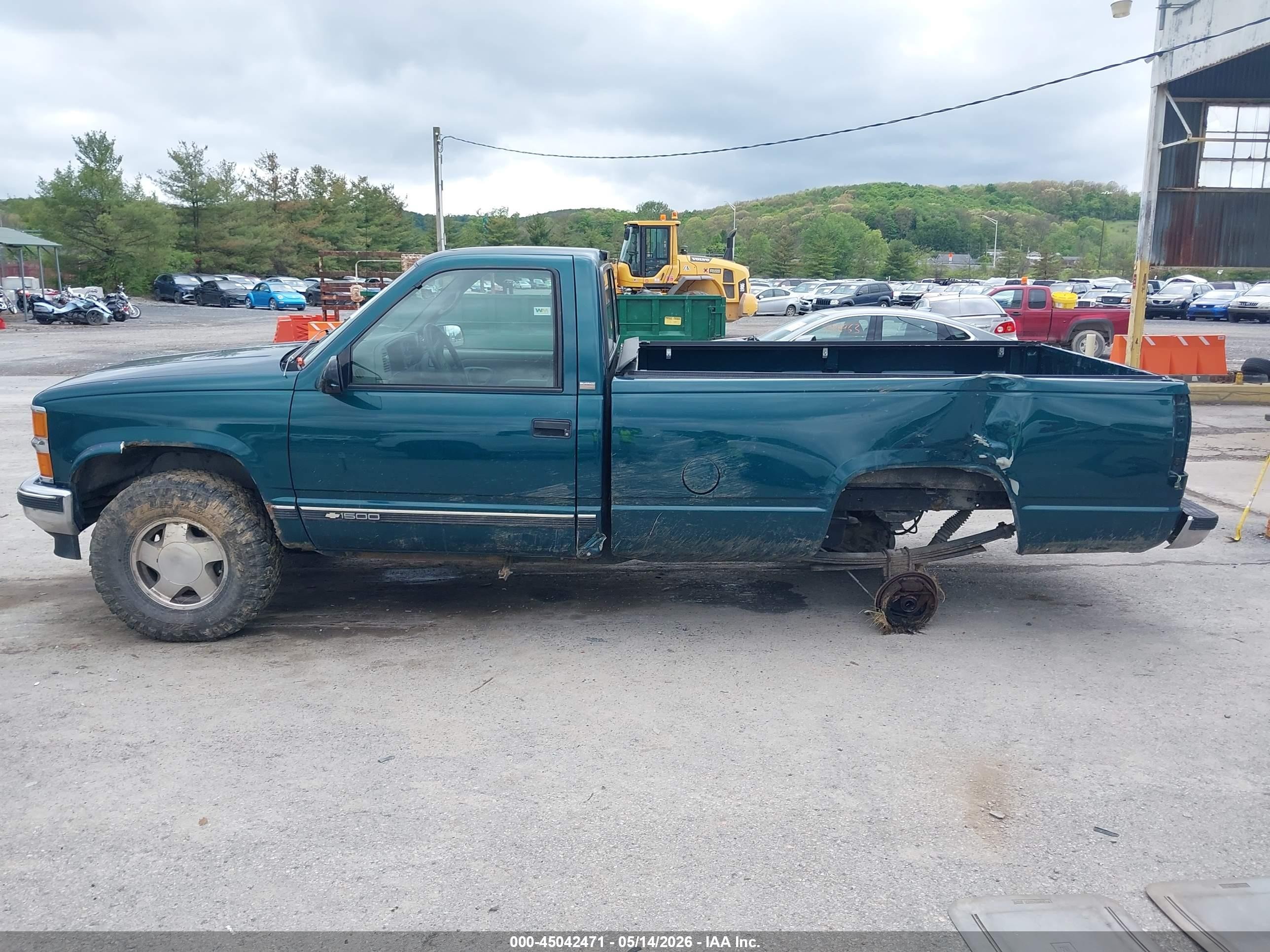 1995 Chevrolet Gmt-400 K1500 Green vin: 1GCEK14K6SE241827