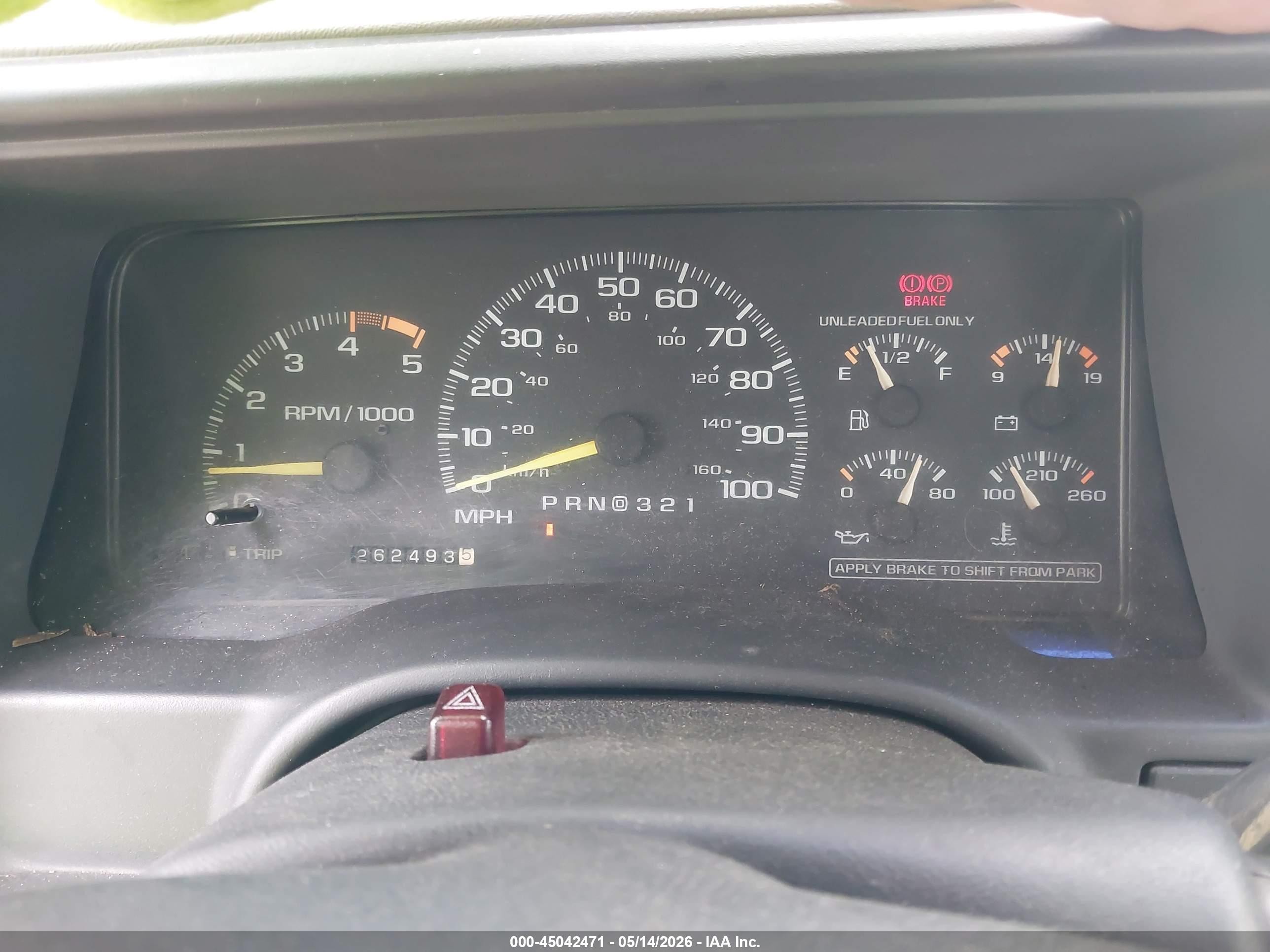 1995 Chevrolet Gmt-400 K1500 Green vin: 1GCEK14K6SE241827