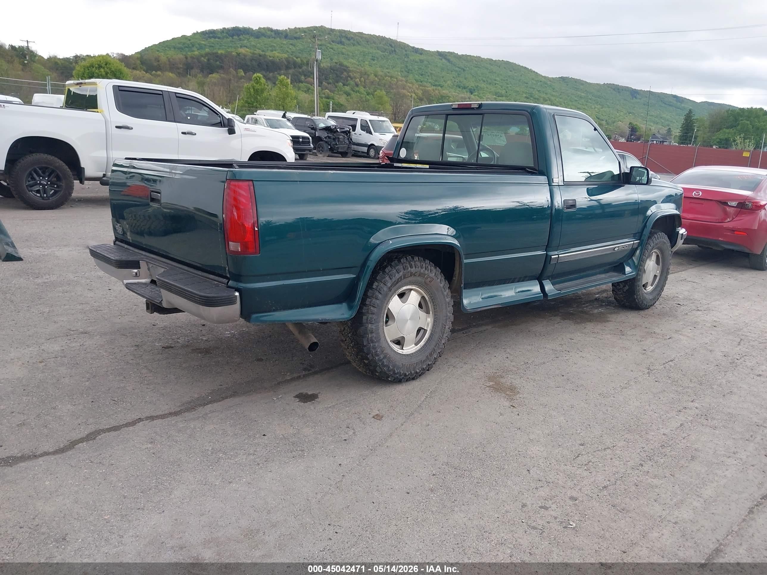 1995 Chevrolet Gmt-400 K1500 Green vin: 1GCEK14K6SE241827