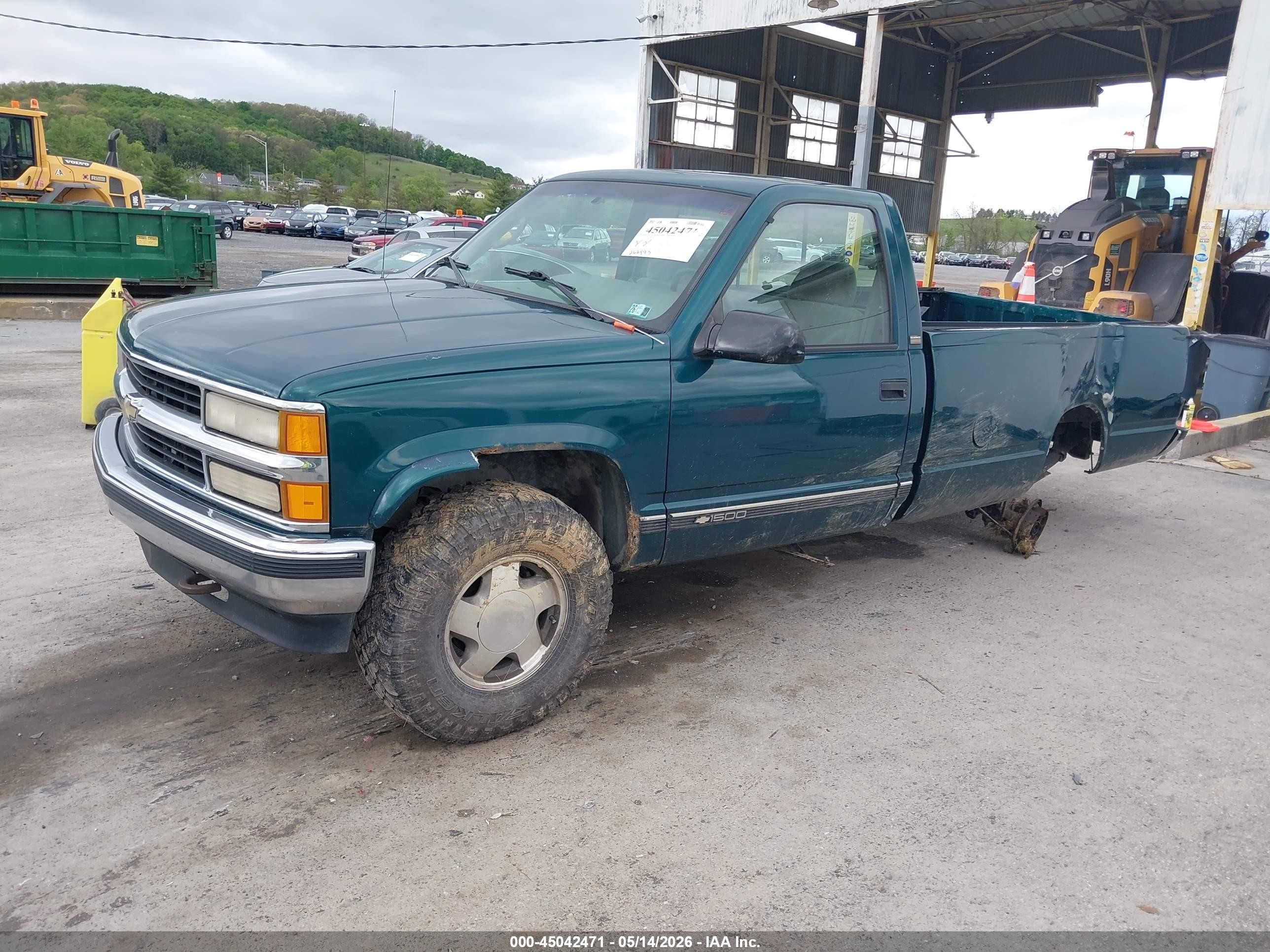 1995 Chevrolet Gmt-400 K1500 Green vin: 1GCEK14K6SE241827