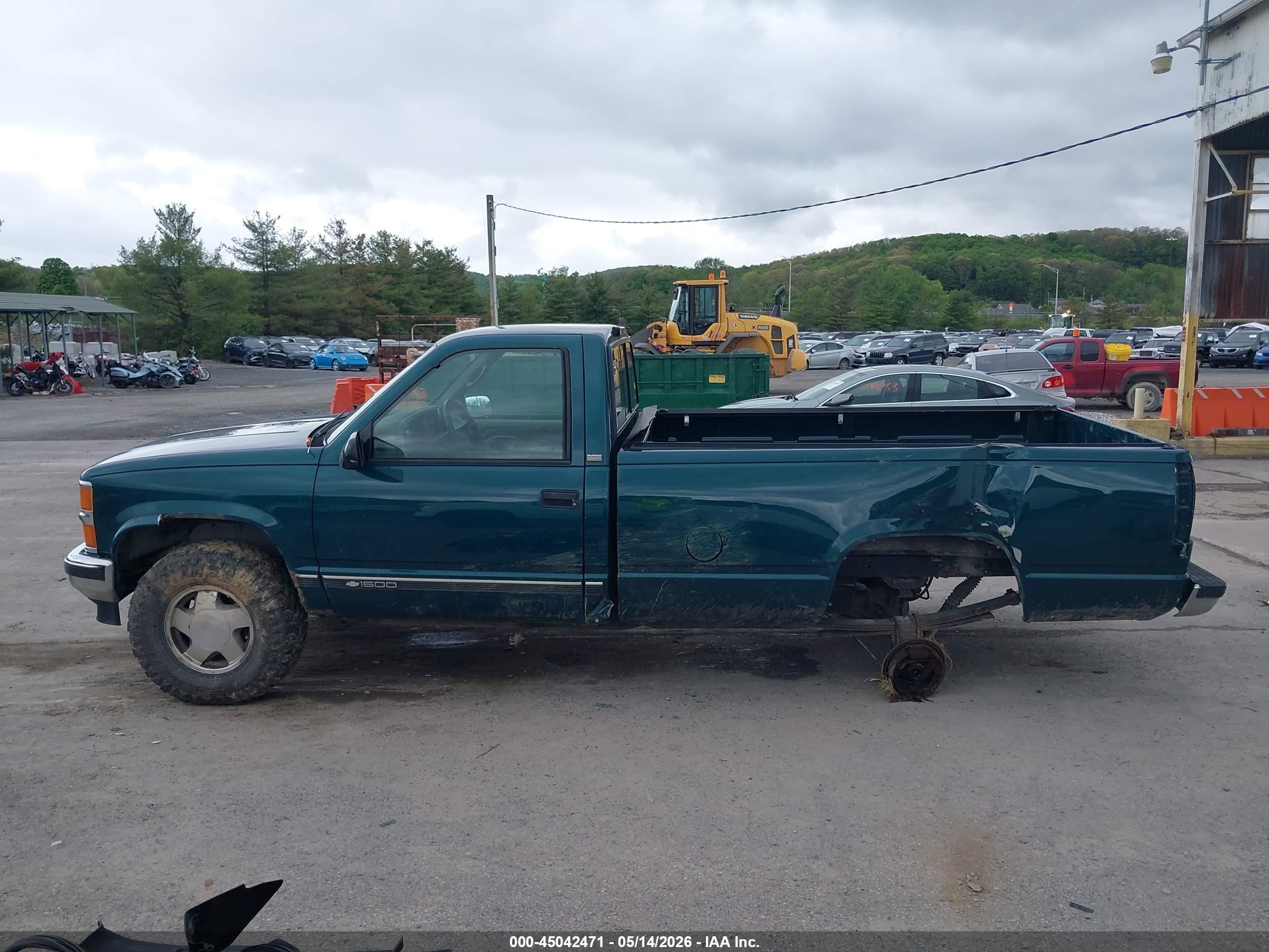 1995 Chevrolet Gmt-400 K1500 Green vin: 1GCEK14K6SE241827