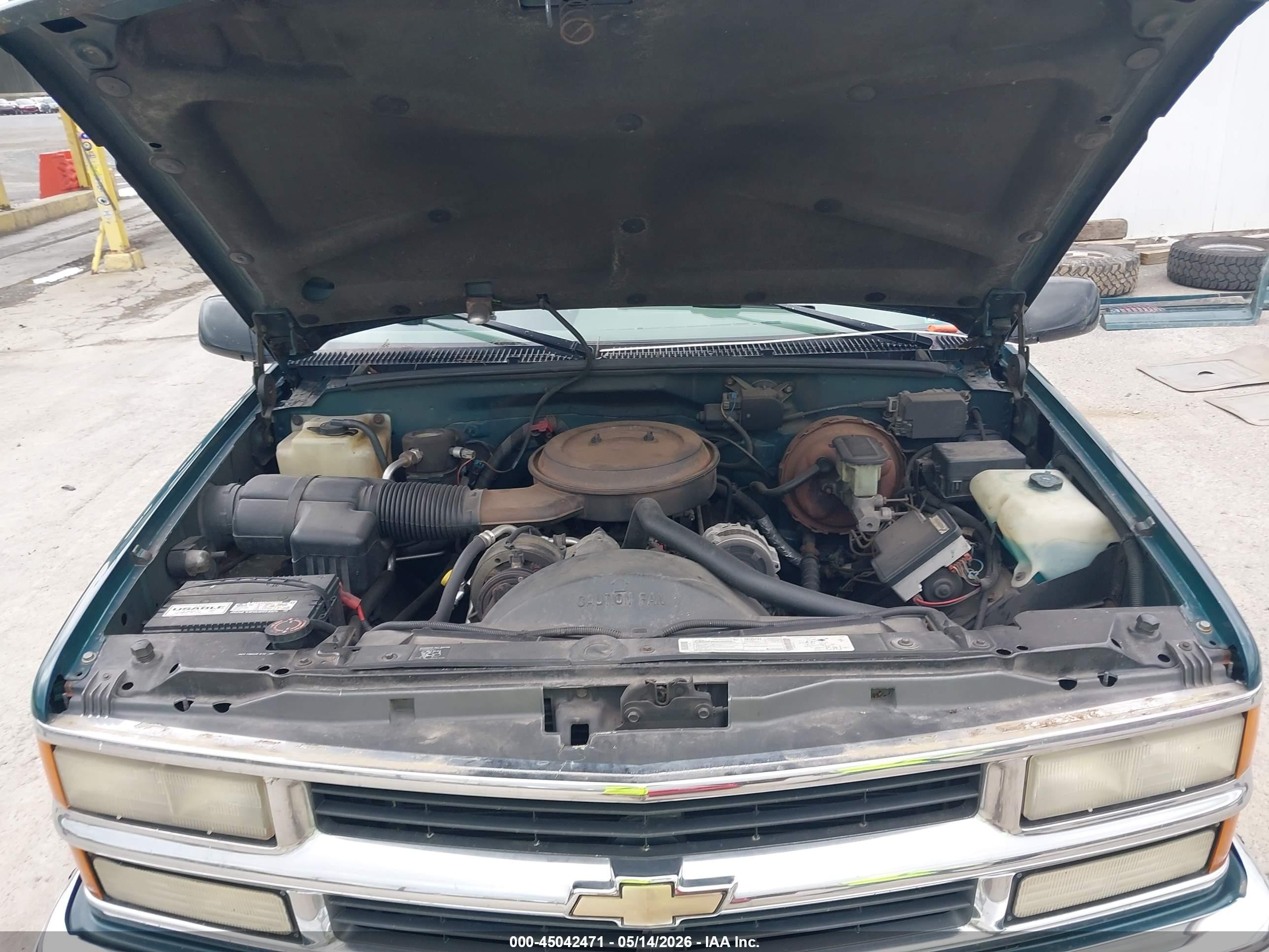 1995 Chevrolet Gmt-400 K1500 Green vin: 1GCEK14K6SE241827