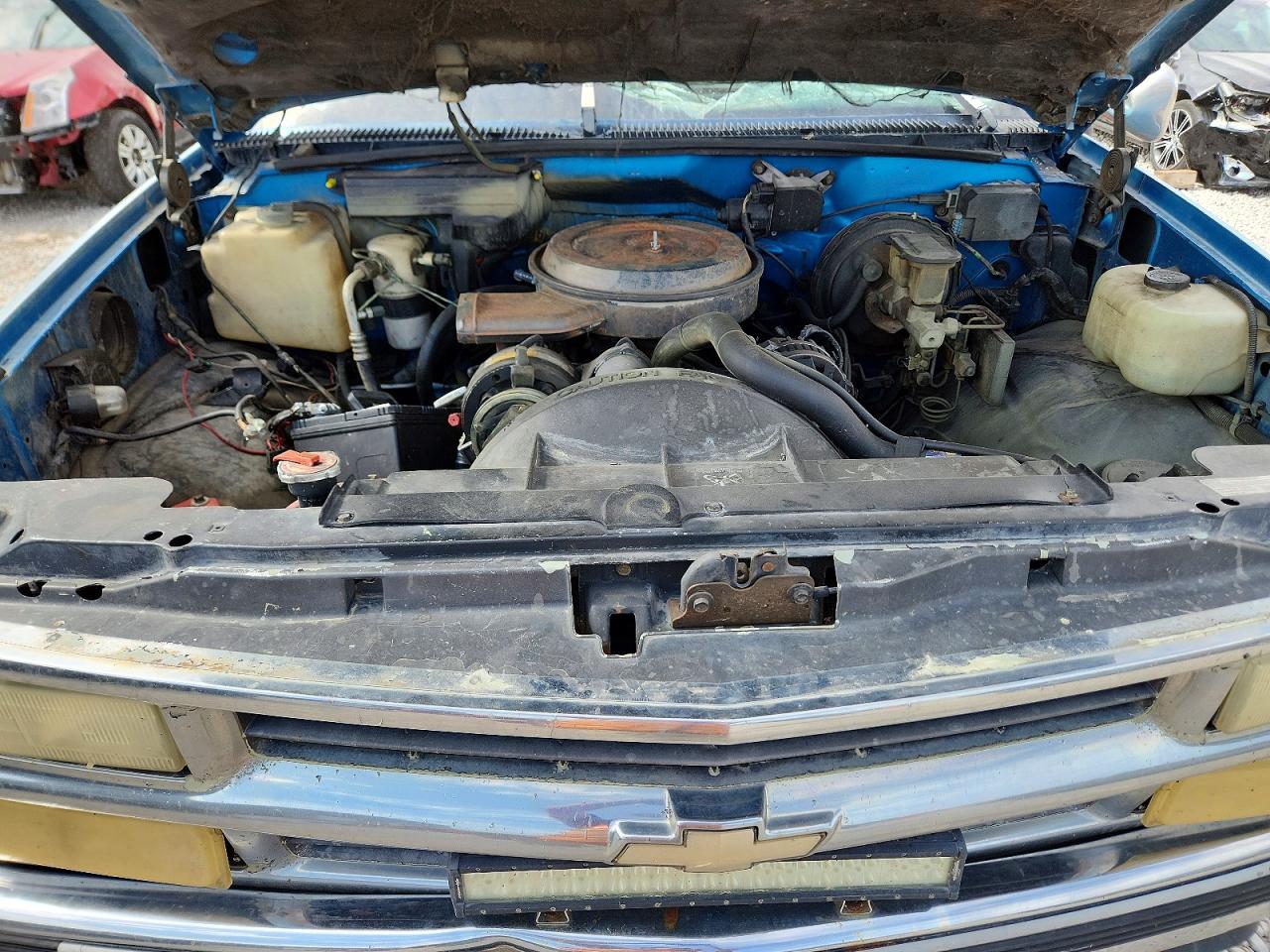 1992 Chevrolet Gmt-400 K1500 Blue vin: 1GCEK14K7NZ219087