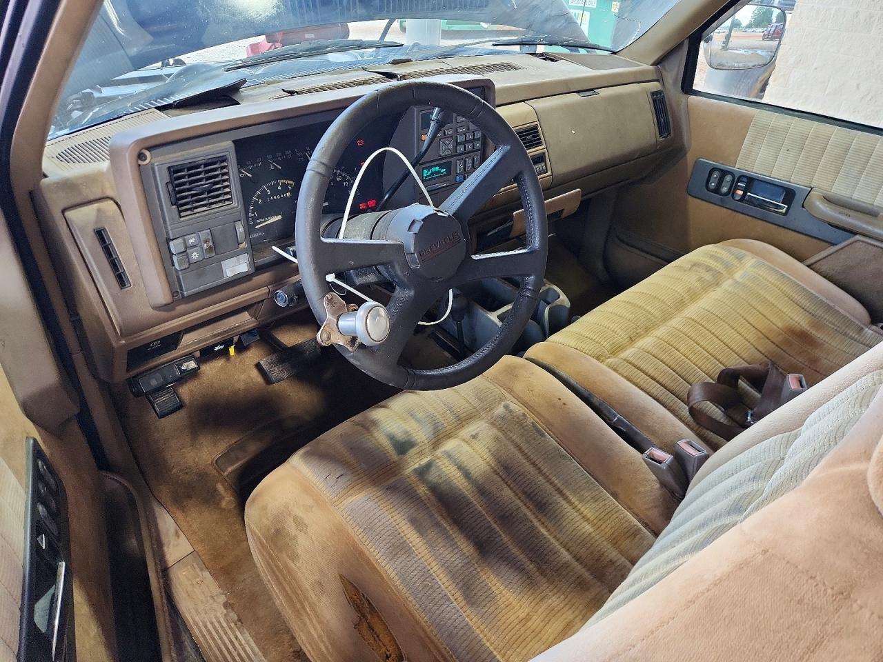 1994 Chevrolet Gmt-400 K1500 Blue vin: 1GCEK14K7RZ205647