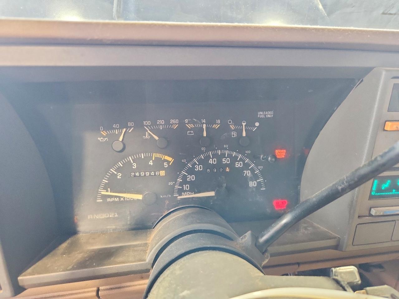 1994 Chevrolet Gmt-400 K1500 Blue vin: 1GCEK14K7RZ205647
