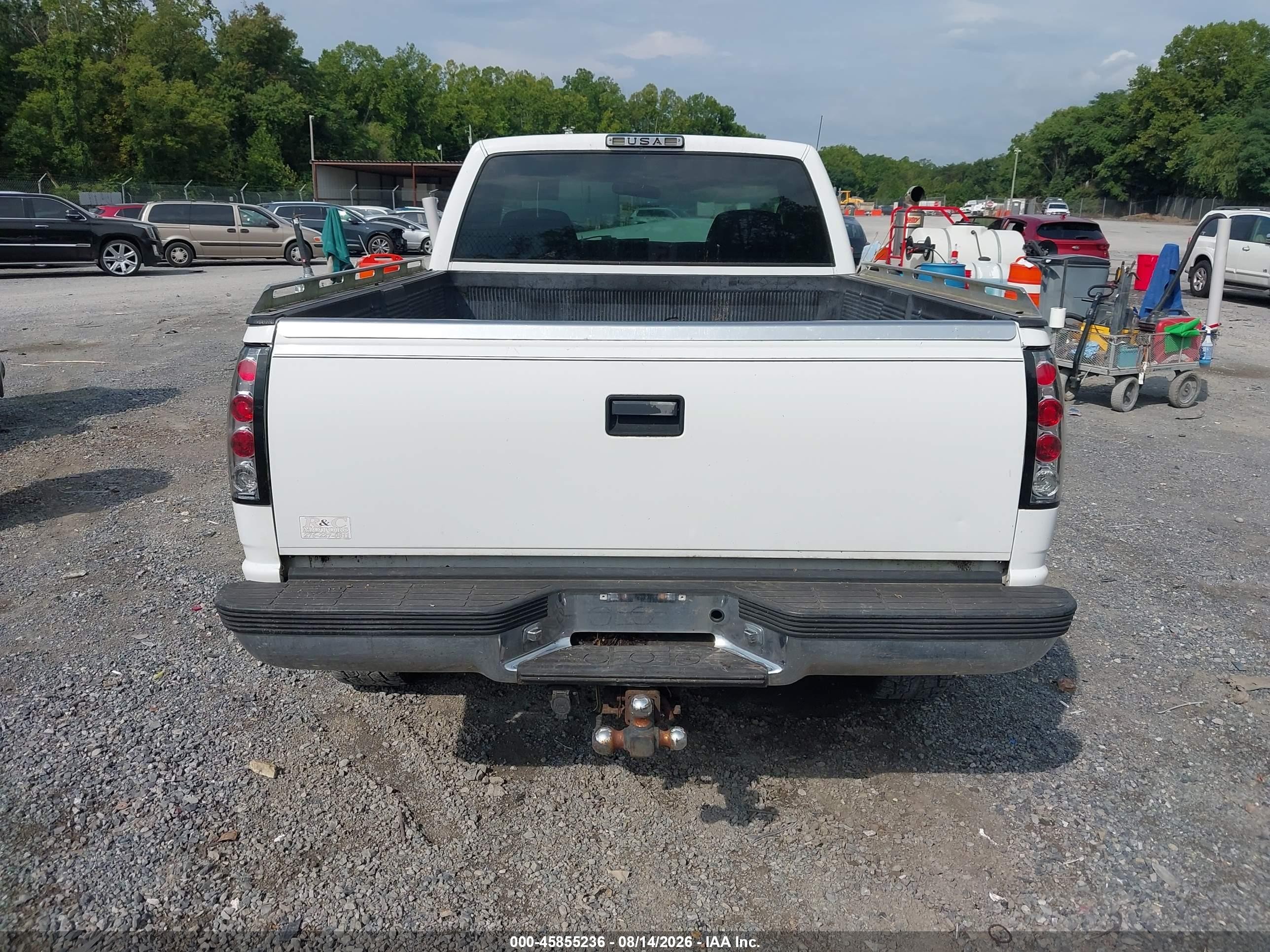 1997 Chevrolet K1500 Fleetside White vin: 1GCEK14M0VZ220731