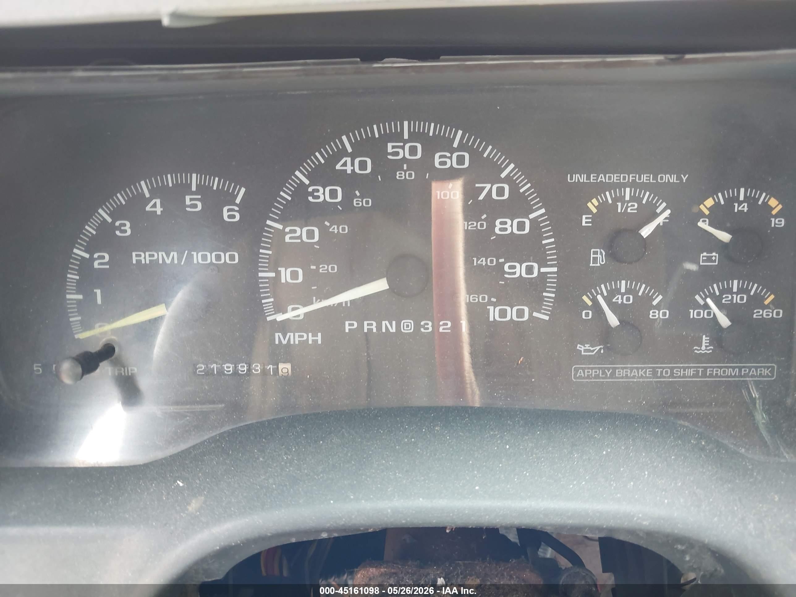 1998 Chevrolet K1500 Fleetside Red vin: 1GCEK14M1WZ172433