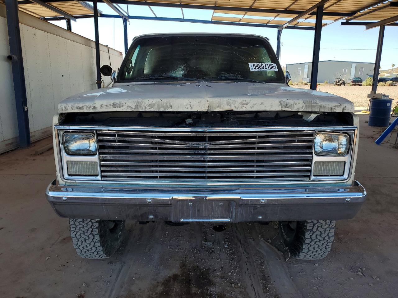 1985 Chevrolet K10 Beige vin: 1GCEK14N4FS159614