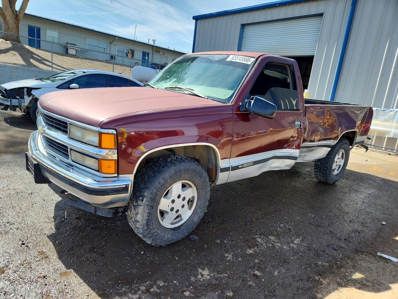 1997 Chevrolet Gmt-400 K1500 Бордовый vin: 1GCEK14R1VZ180140