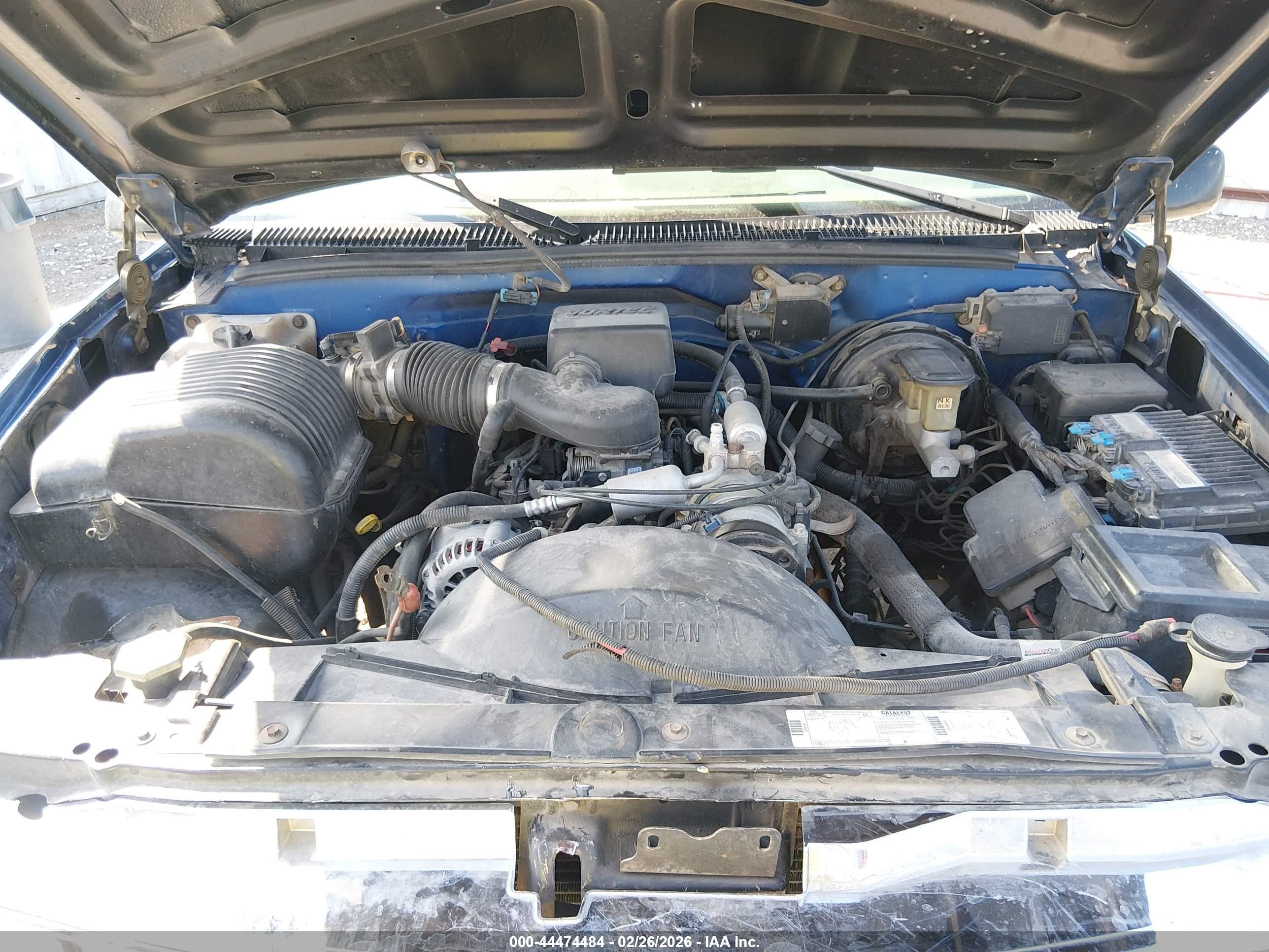 1997 Chevrolet K1500 Fleetside Blue vin: 1GCEK14R2VZ153769
