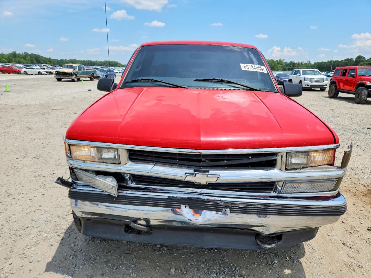 1998 Chevrolet Gmt-400 K1500 Red vin: 1GCEK14R2WZ116108