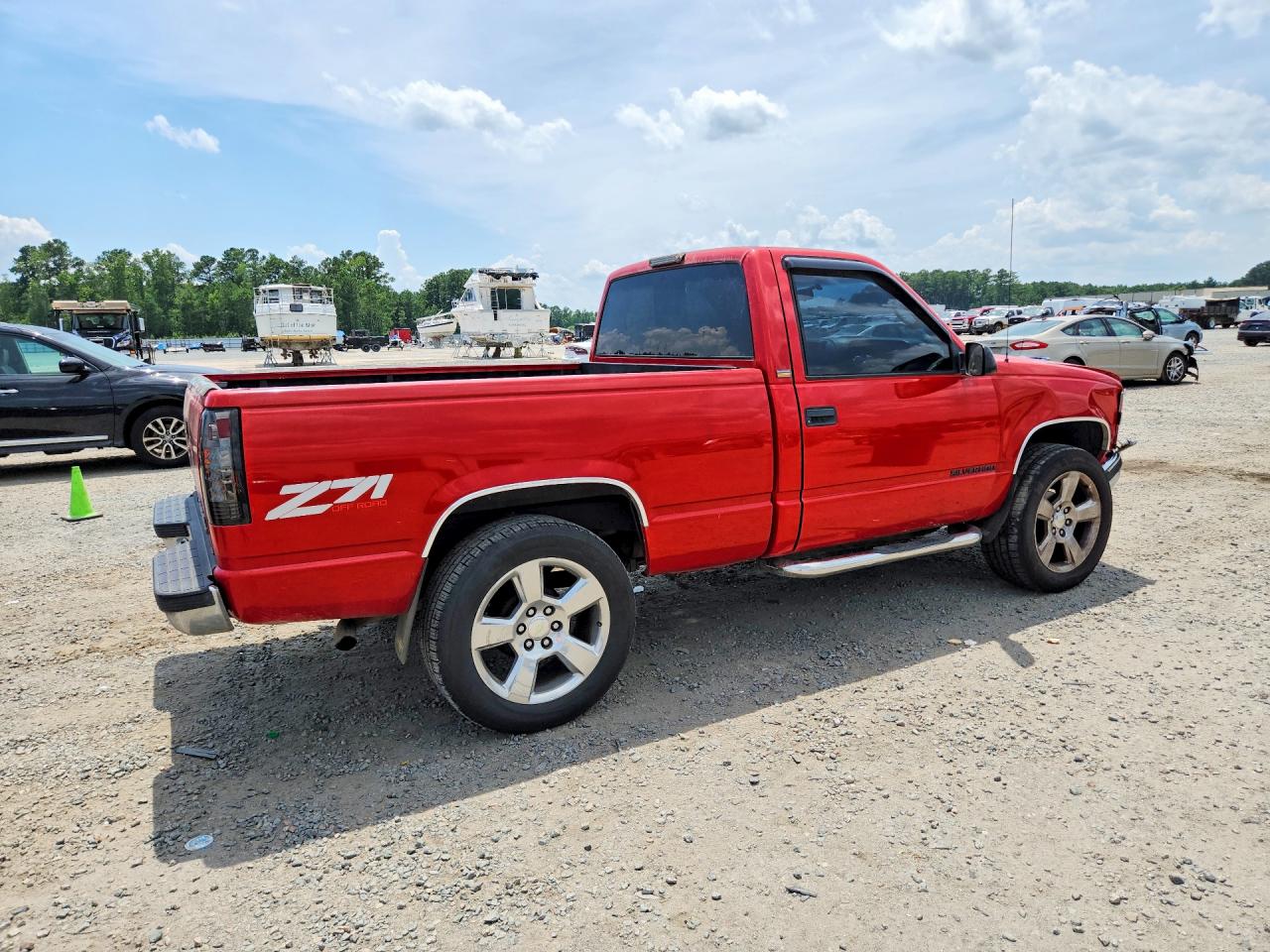 1998 Chevrolet Gmt-400 K1500 Red vin: 1GCEK14R2WZ116108