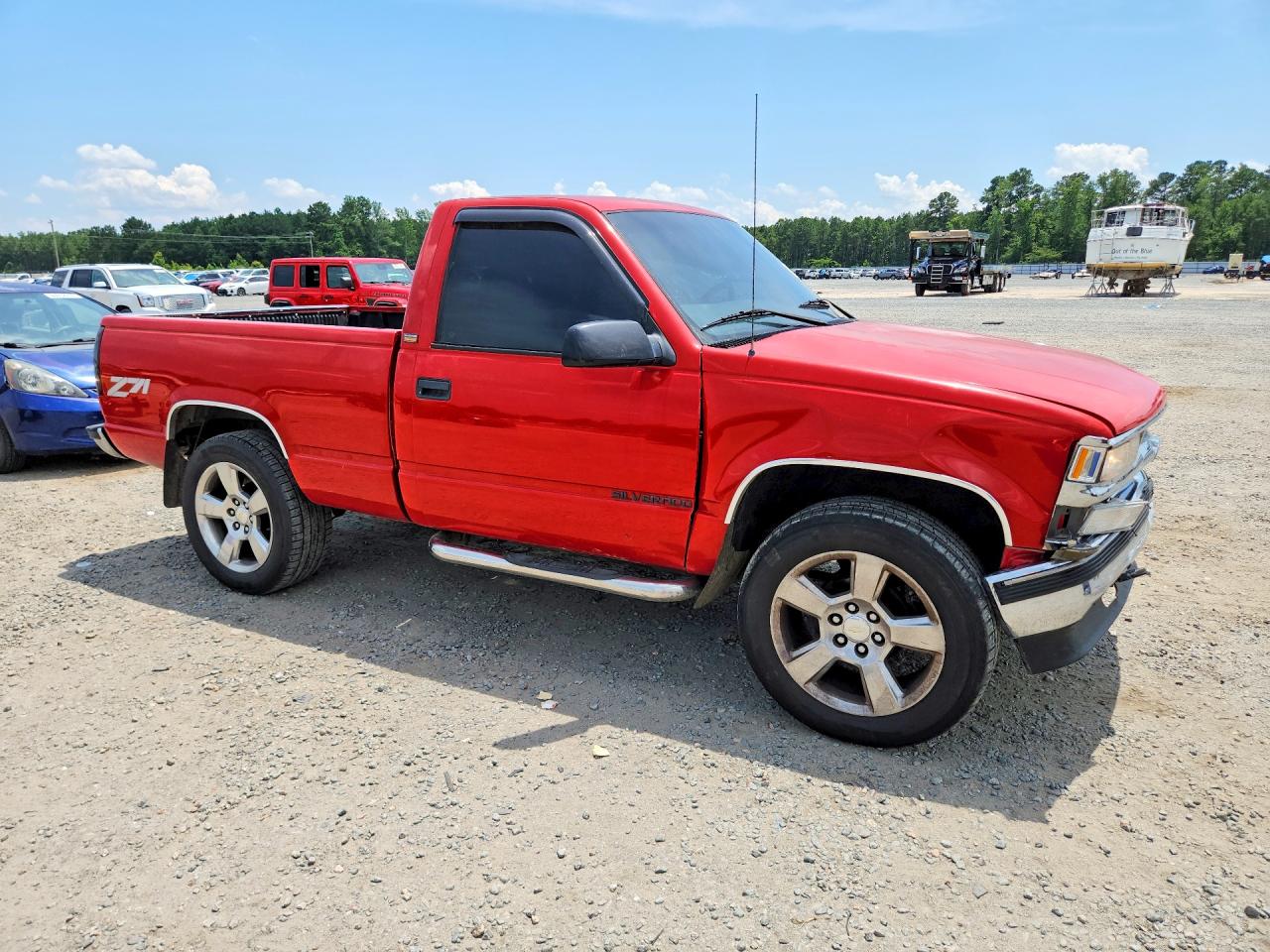 1998 Chevrolet Gmt-400 K1500 Red vin: 1GCEK14R2WZ116108