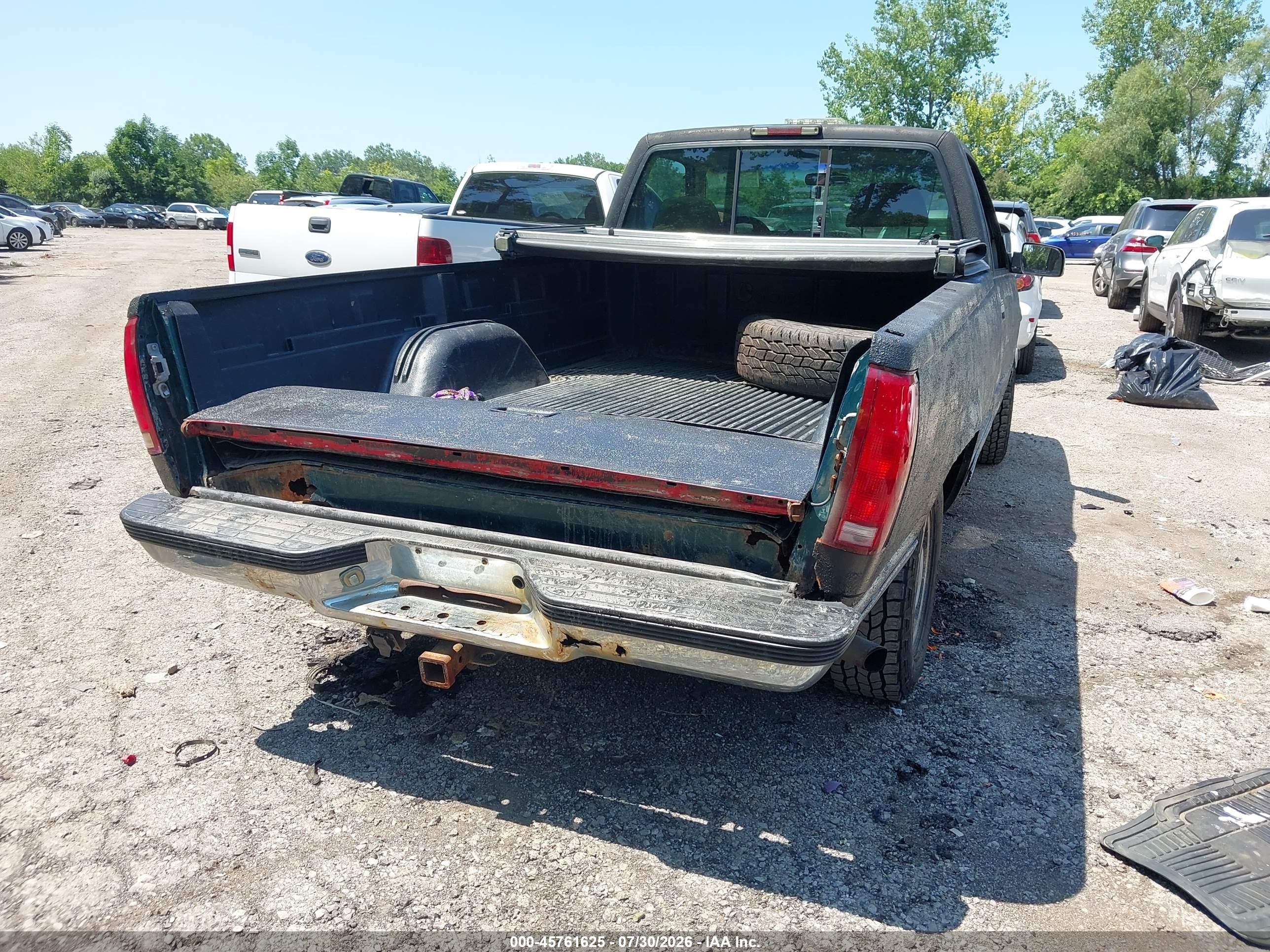 1996 Chevrolet Gmt-400 K1500 Black vin: 1GCEK14R3TE267199