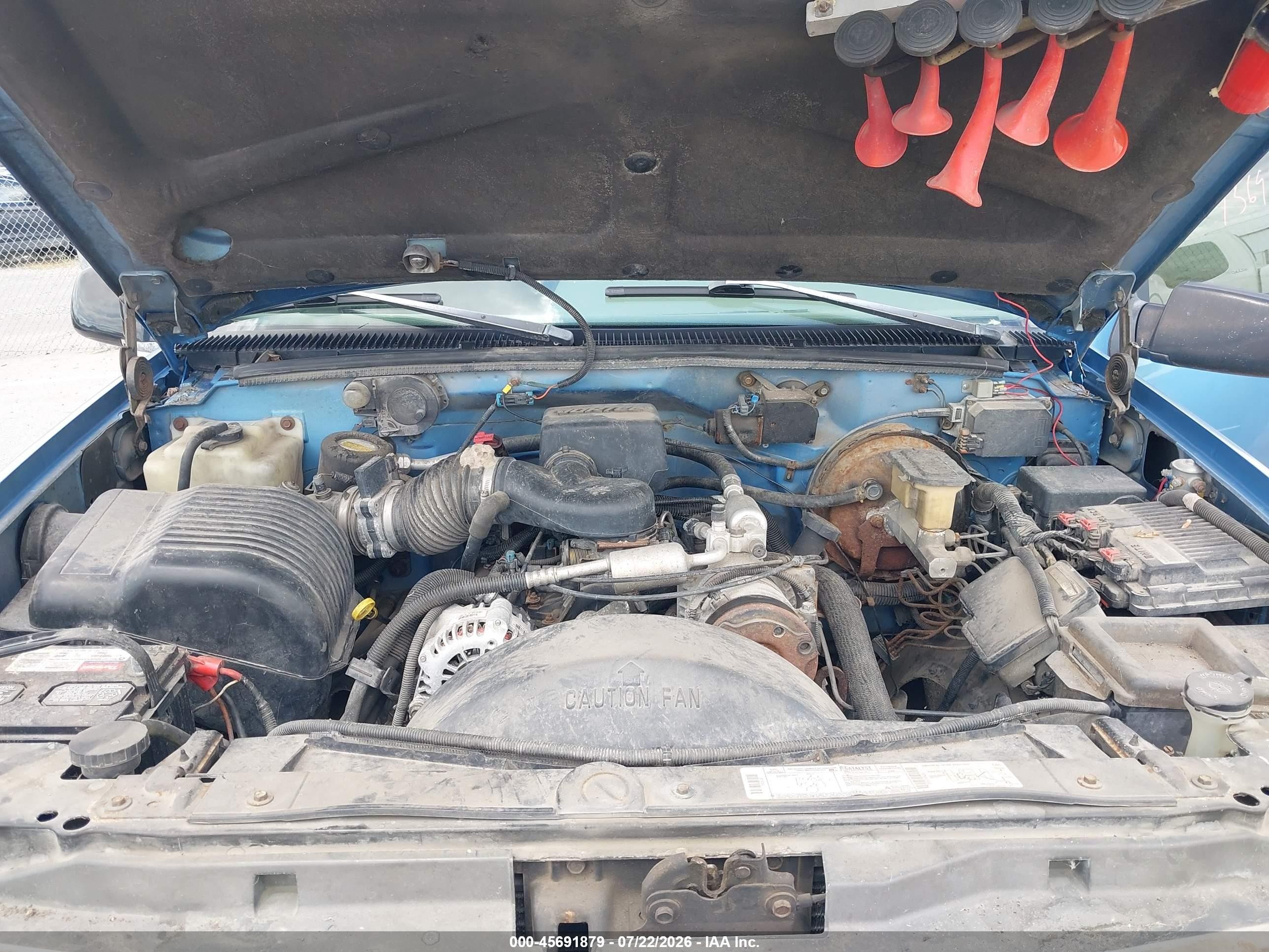1996 Chevrolet Gmt-400 K1500 Синий vin: 1GCEK14R3TZ135830