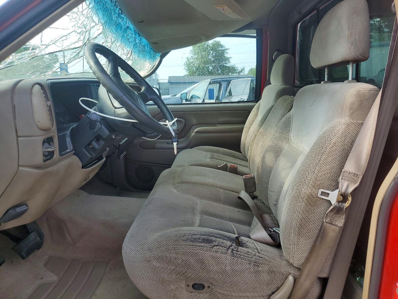 1997 Chevrolet Gmt-400 K1500 Red vin: 1GCEK14R5VZ228500