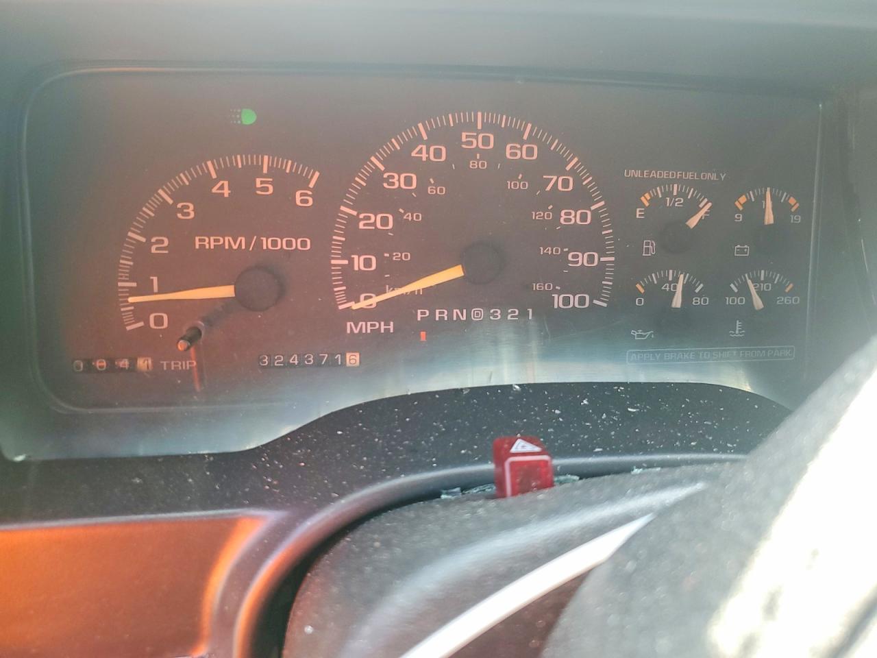 1997 Chevrolet Gmt-400 K1500 Red vin: 1GCEK14R5VZ228500