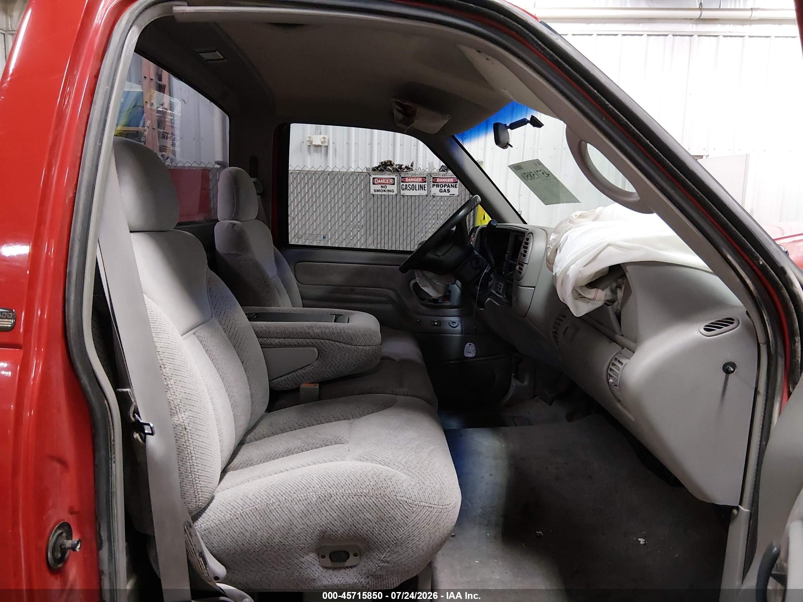 1998 Chevrolet C/k 1500 Fleetside Red vin: 1GCEK14R5WZ201914