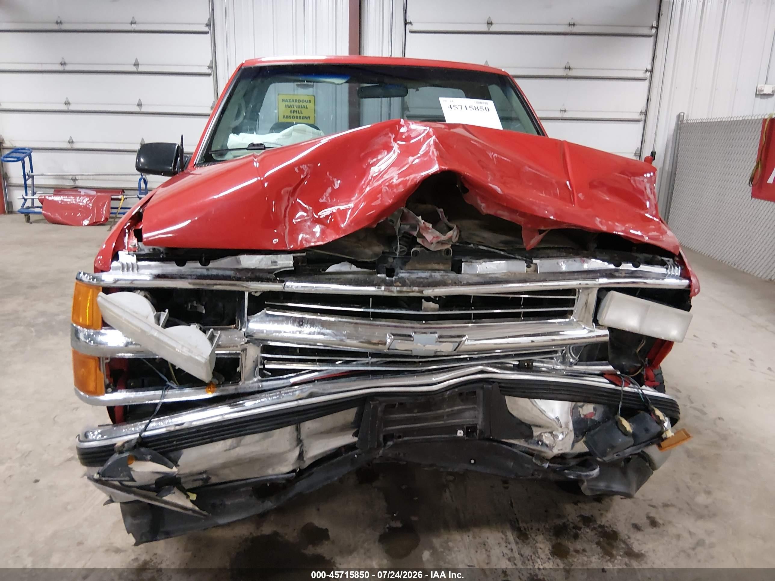 1998 Chevrolet C/k 1500 Fleetside Red vin: 1GCEK14R5WZ201914