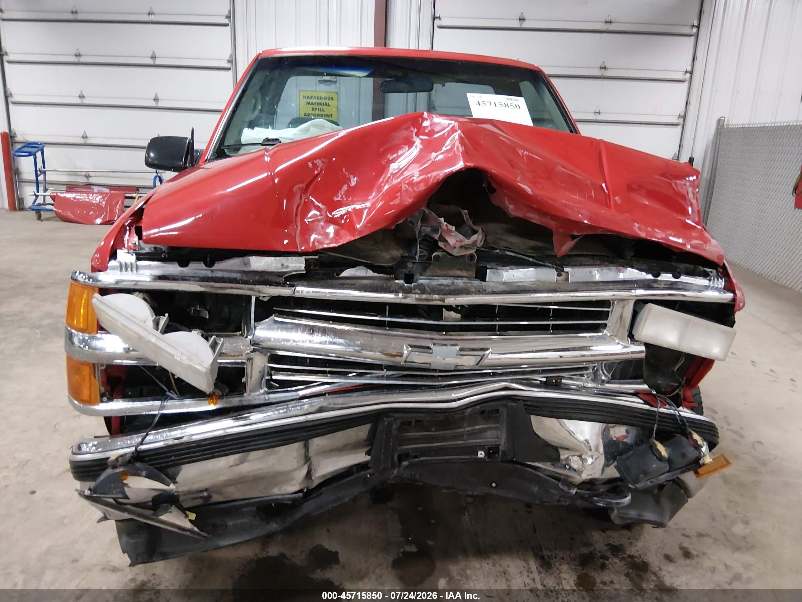 1998 Chevrolet C/k 1500 Fleetside Red vin: 1GCEK14R5WZ201914