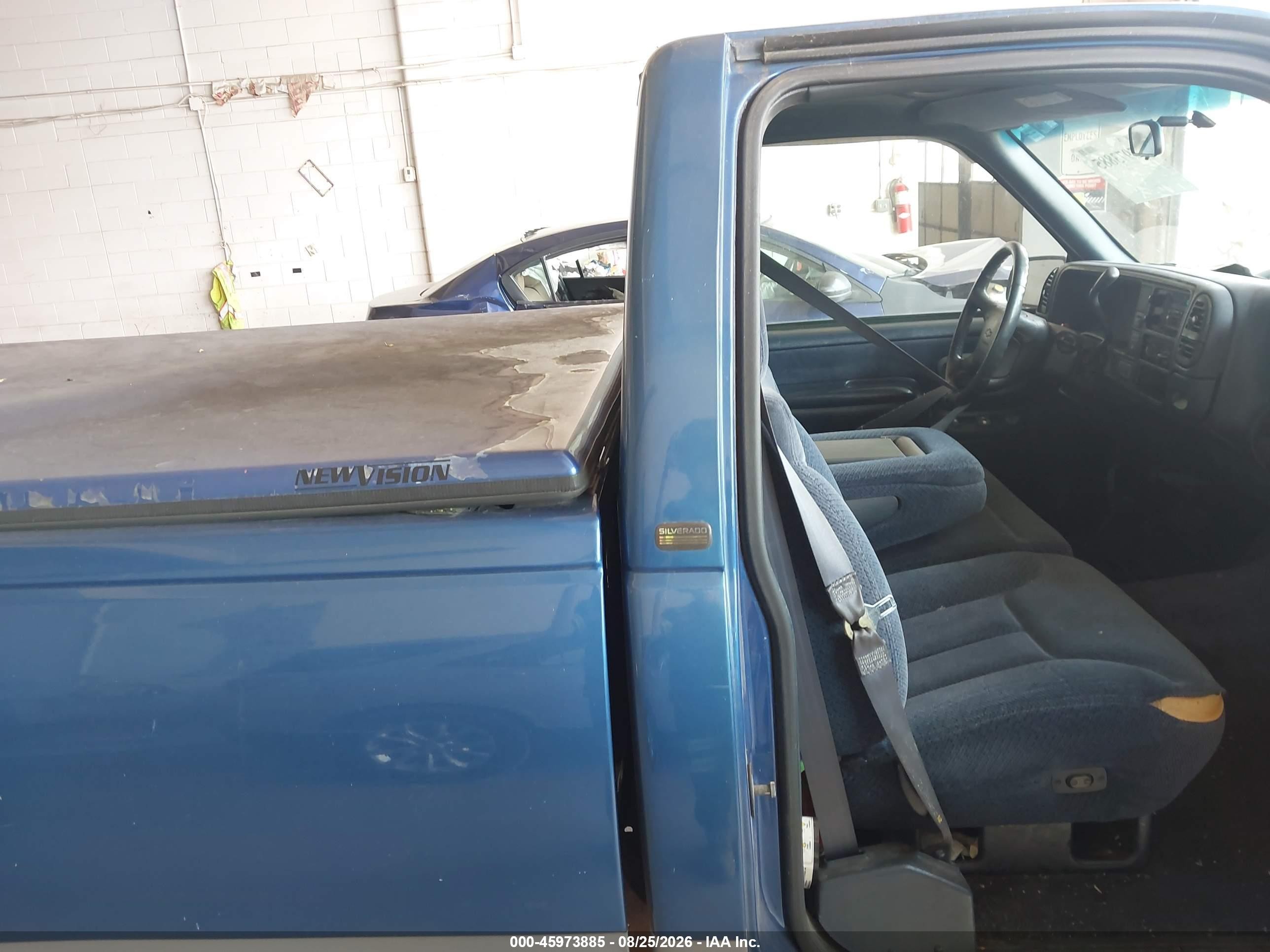 1997 Chevrolet K1500 Fleetside Синий vin: 1GCEK14R7VZ207308