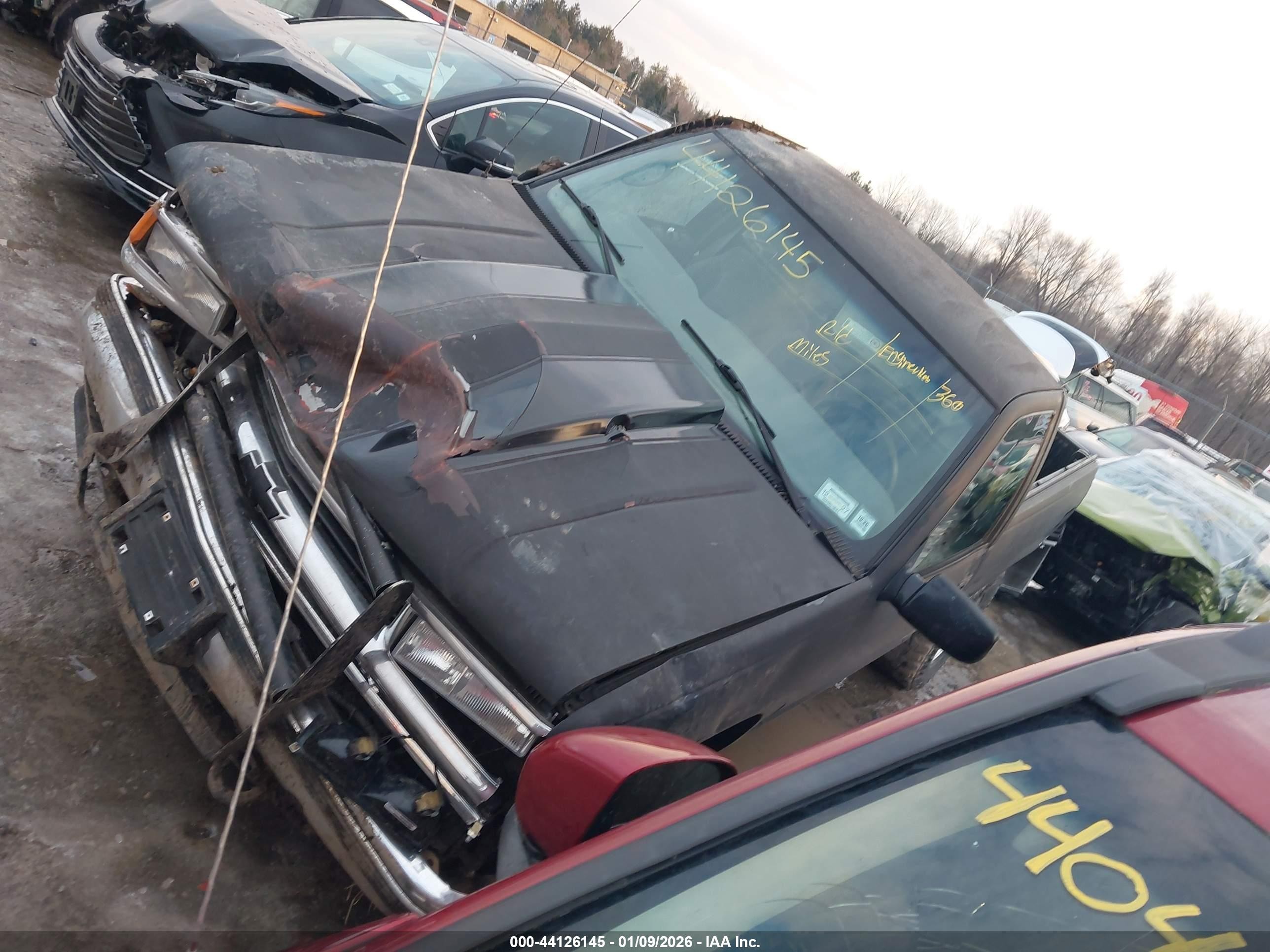 1997 Chevrolet K1500 Fleetside Black vin: 1GCEK14R7VZ220768