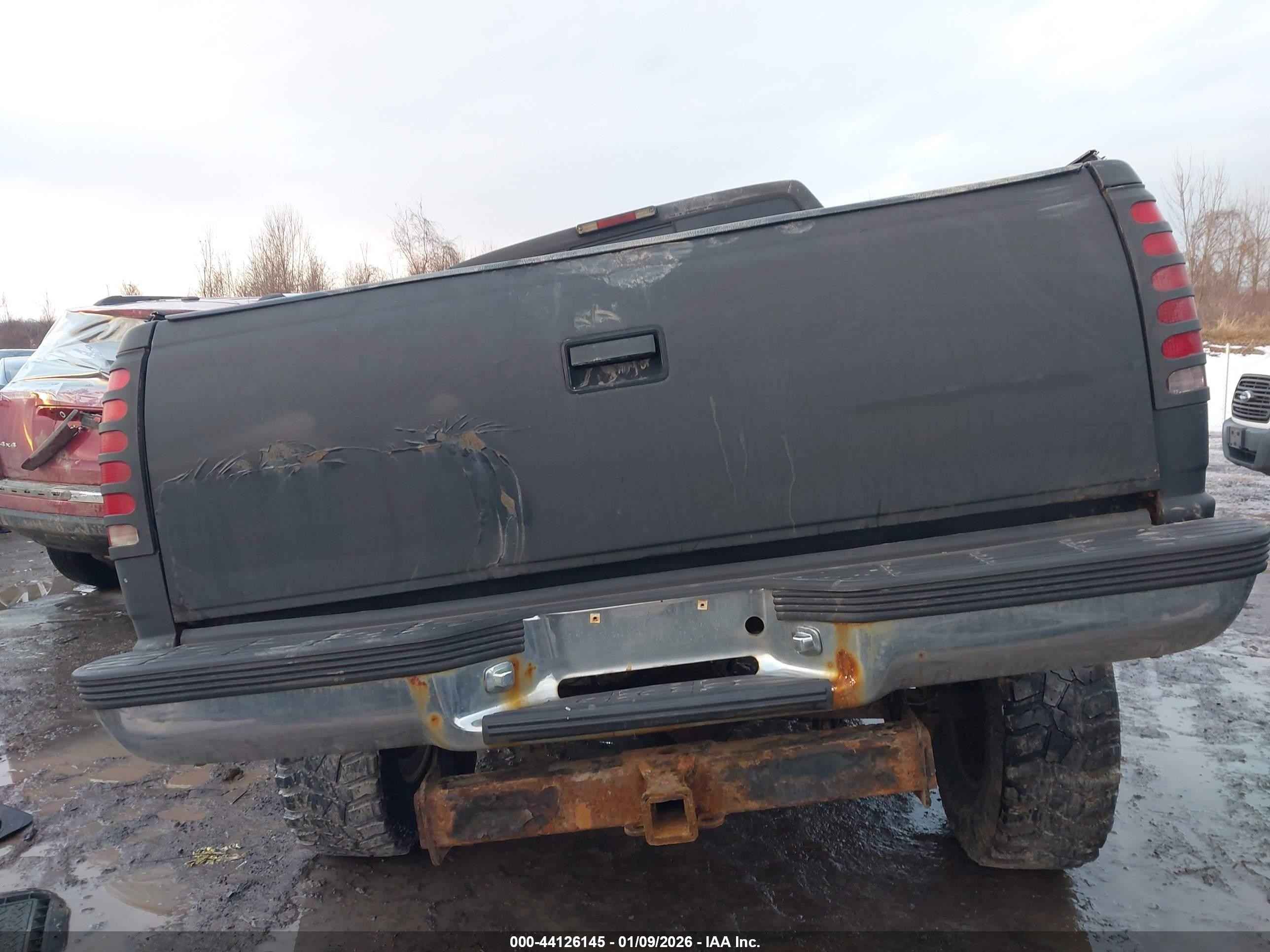 1997 Chevrolet K1500 Fleetside Black vin: 1GCEK14R7VZ220768
