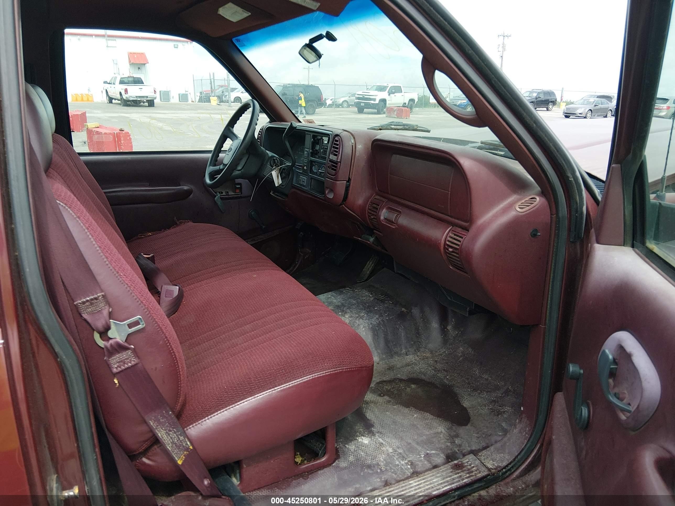 1998 Chevrolet K1500 Fleetside/sportside Red vin: 1GCEK14R8WE172321