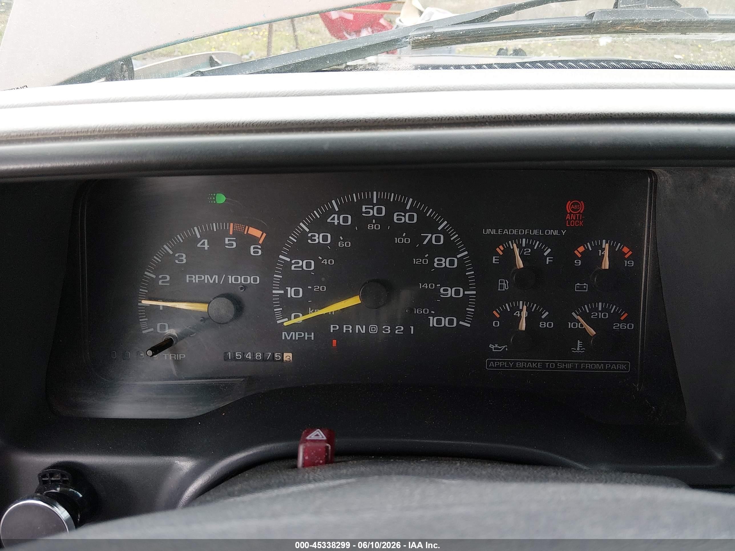 1996 Chevrolet Gmt-400 K1500 Brown vin: 1GCEK14RXTZ137154