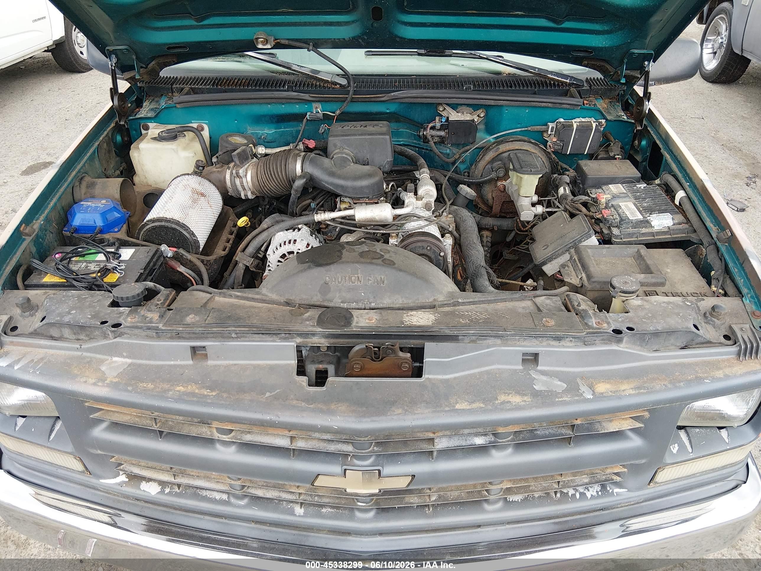 1996 Chevrolet Gmt-400 K1500 Brown vin: 1GCEK14RXTZ137154
