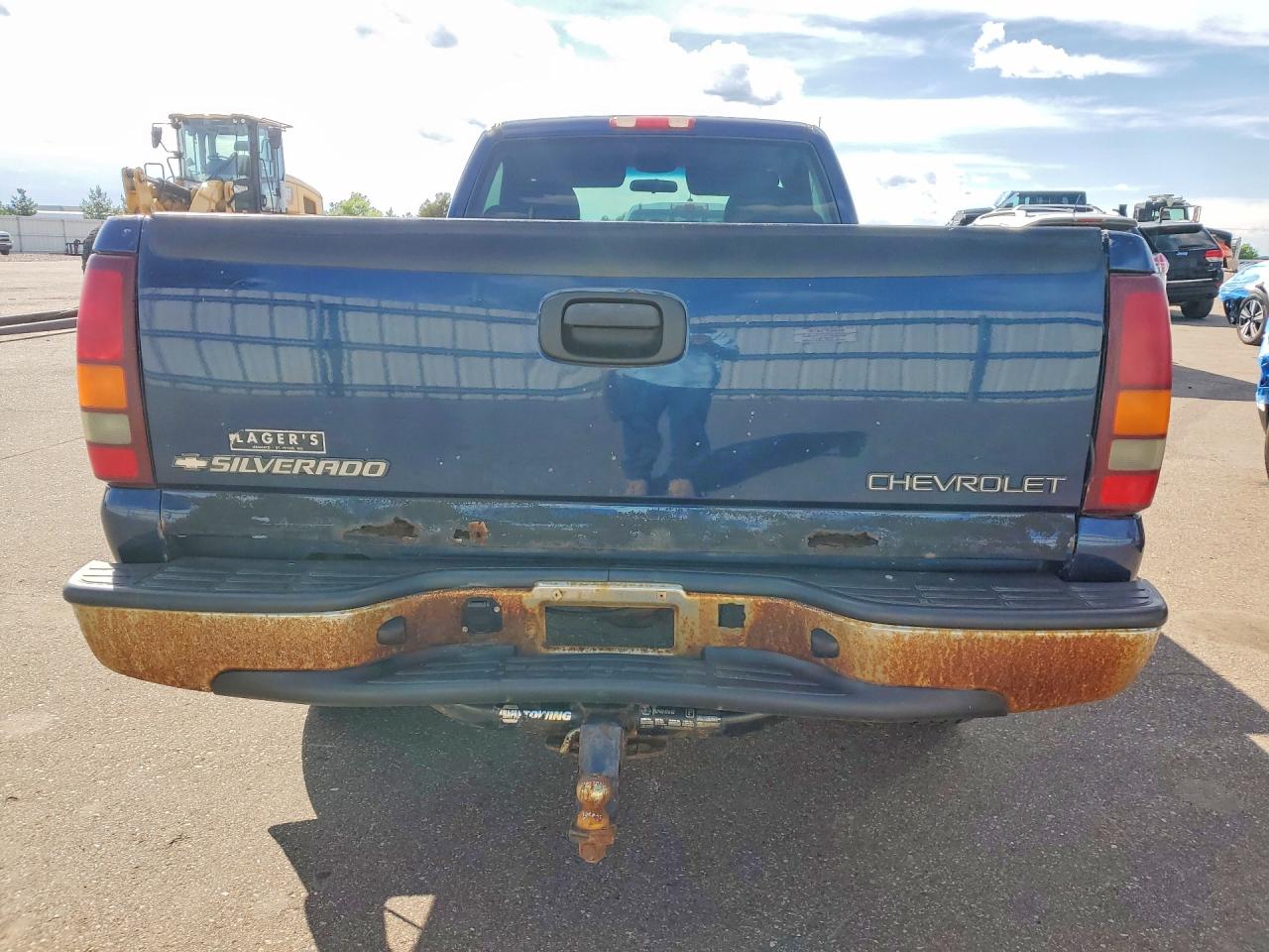 2002 Chevrolet Silverado K1500 Blue vin: 1GCEK14T02Z205844