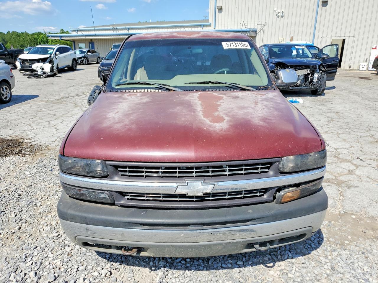 2002 Chevrolet Silverado K1500 Burgundy vin: 1GCEK14T02Z286764