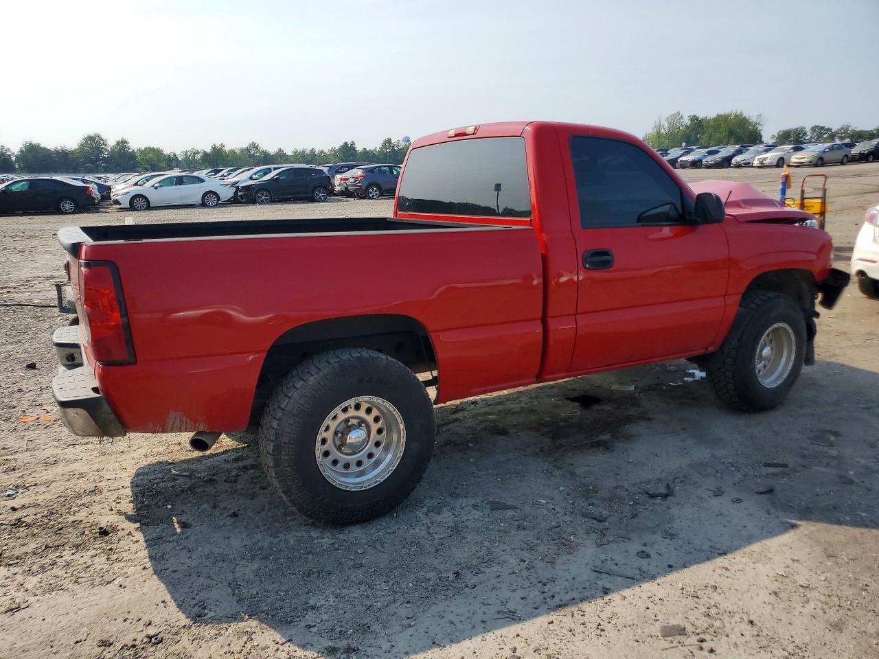 2003 Chevrolet Silverado K1500 Red vin: 1GCEK14T03Z109164
