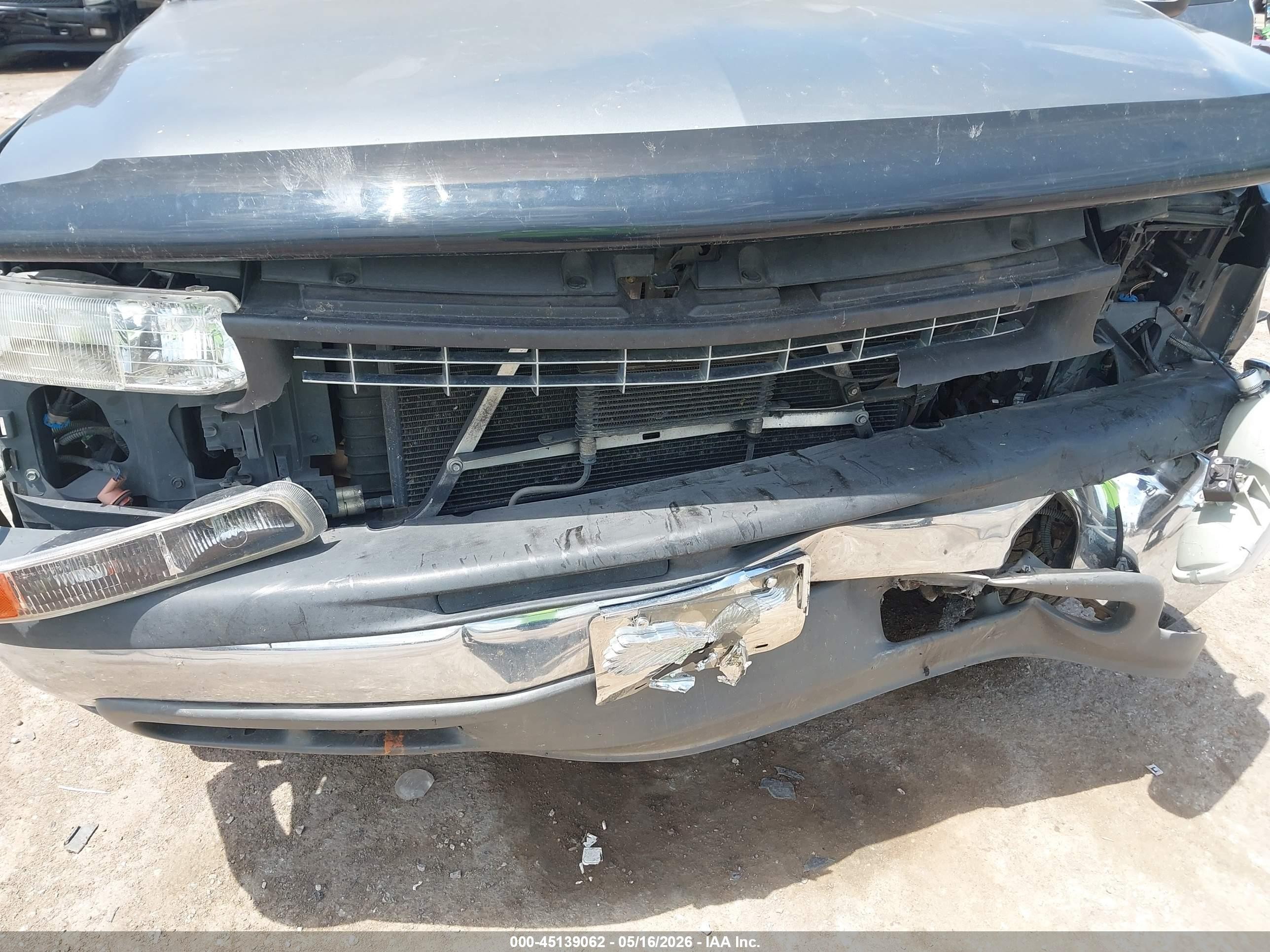 2001 Chevrolet Silverado 1500 Ls Gray vin: 1GCEK14T11Z141960