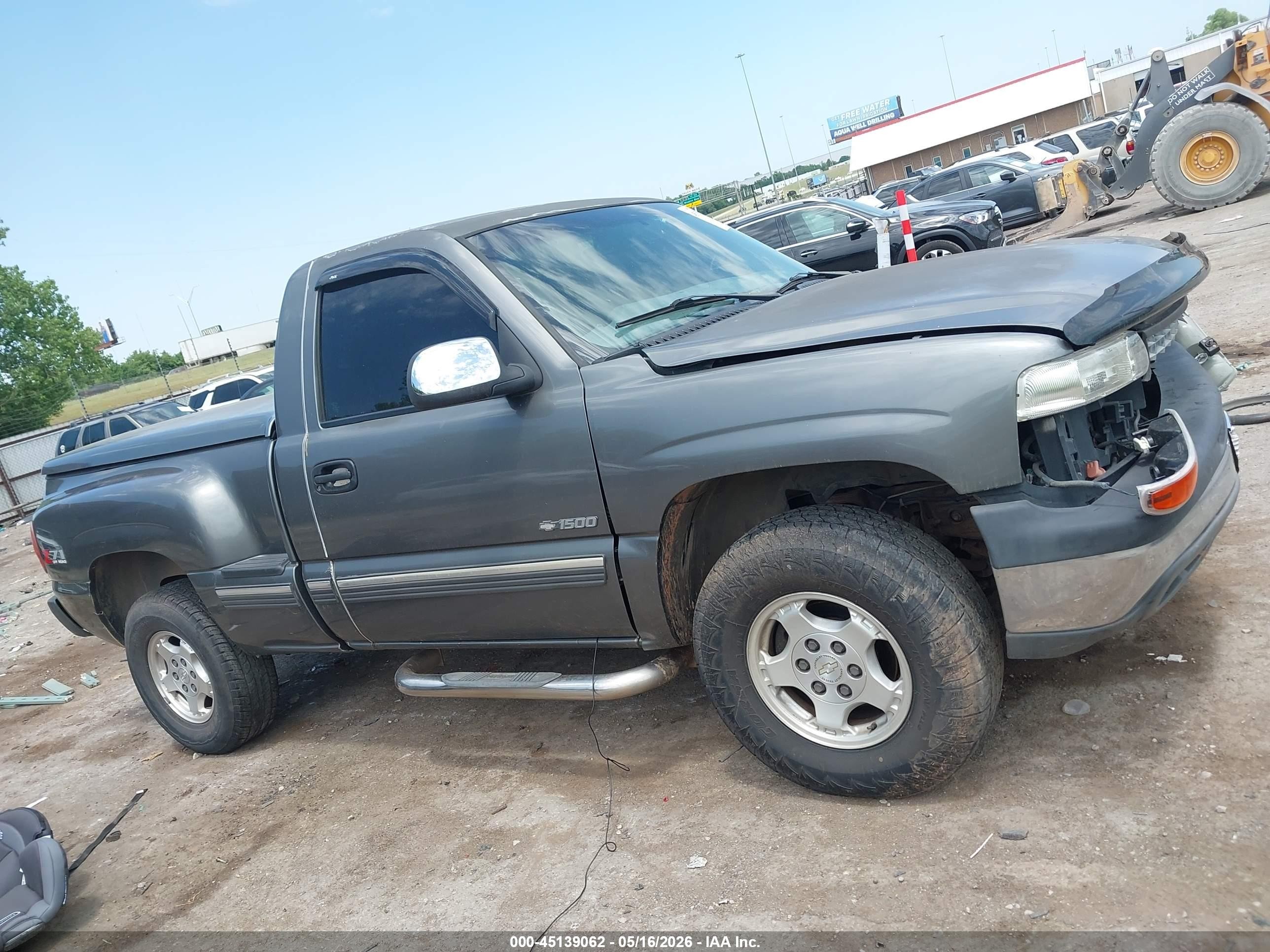 2001 Chevrolet Silverado 1500 Ls Gray vin: 1GCEK14T11Z141960