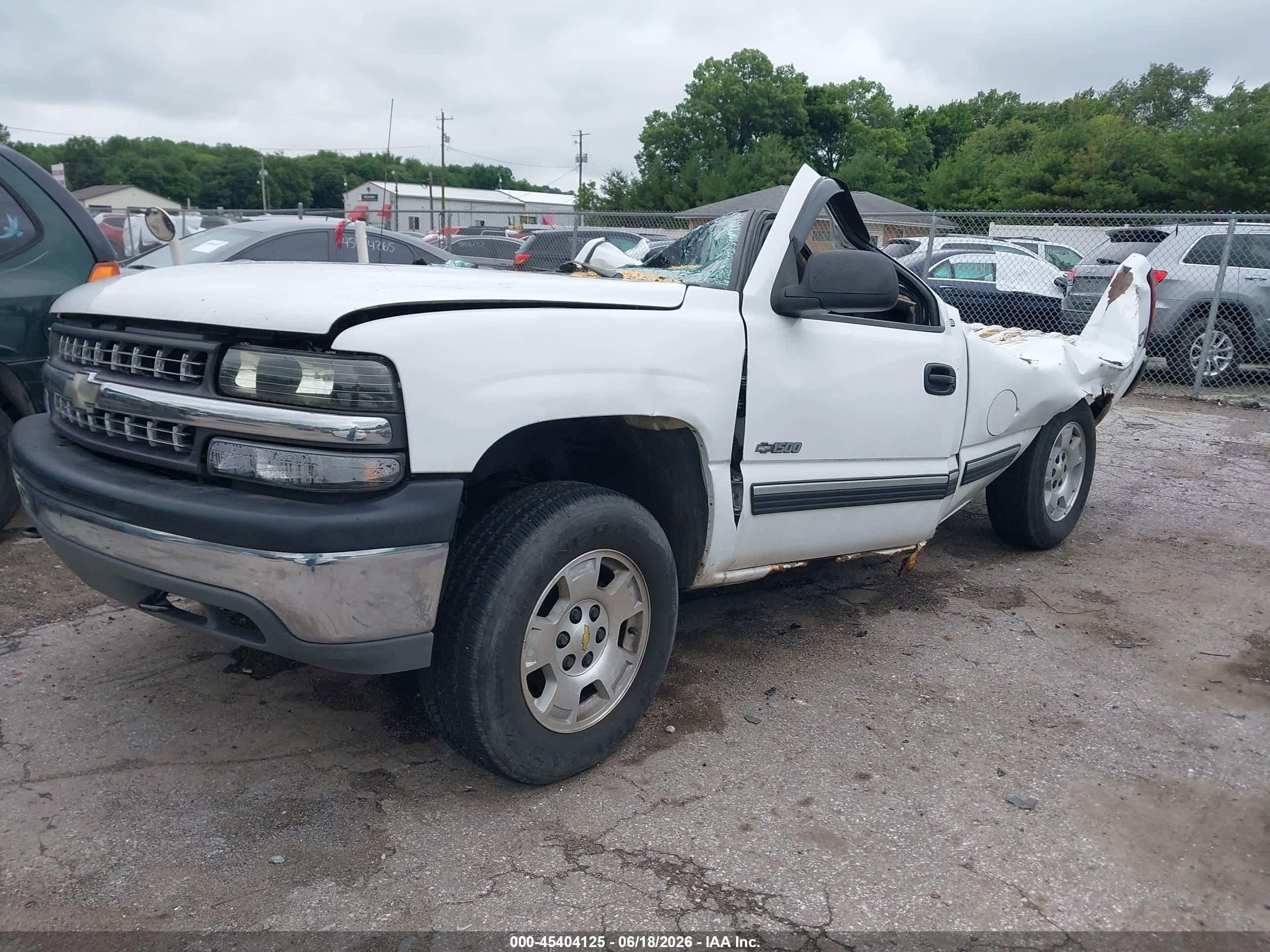 2001 Chevrolet Silverado 1500 Ls Белый vin: 1GCEK14T11Z236583