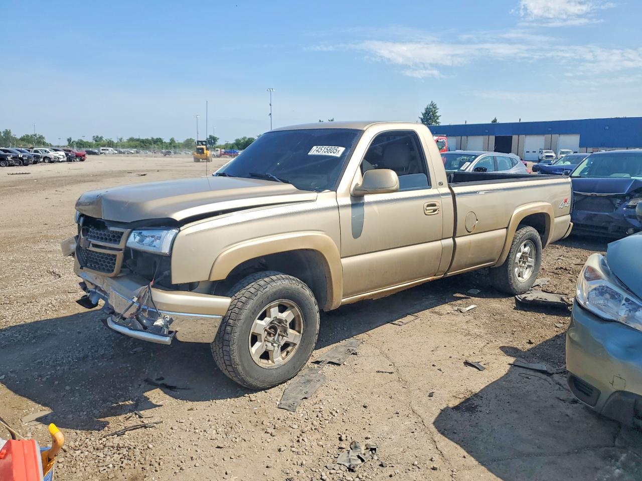 2006 Chevrolet Silverado K1500 Tan vin: 1GCEK14T16E122243