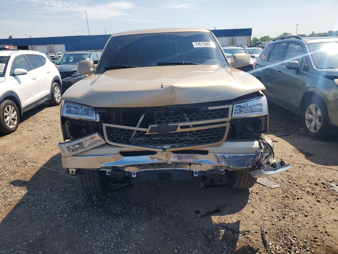2006 Chevrolet Silverado K1500 Tan vin: 1GCEK14T16E122243
