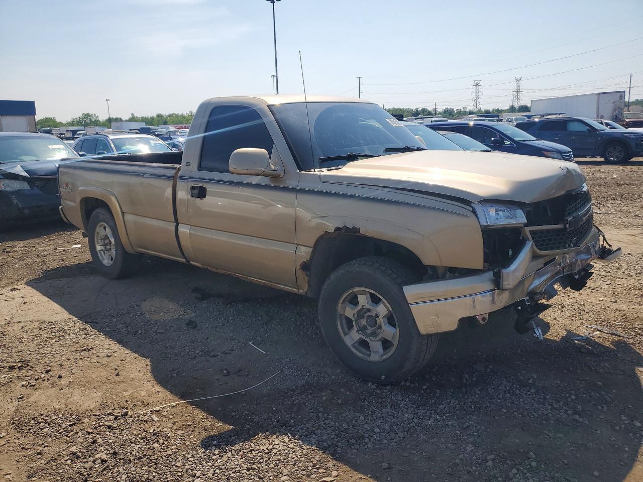 2006 Chevrolet Silverado K1500 Tan vin: 1GCEK14T16E122243
