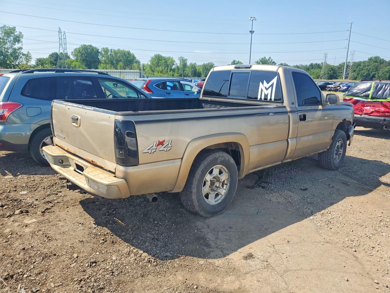 2006 Chevrolet Silverado K1500 Tan vin: 1GCEK14T16E122243