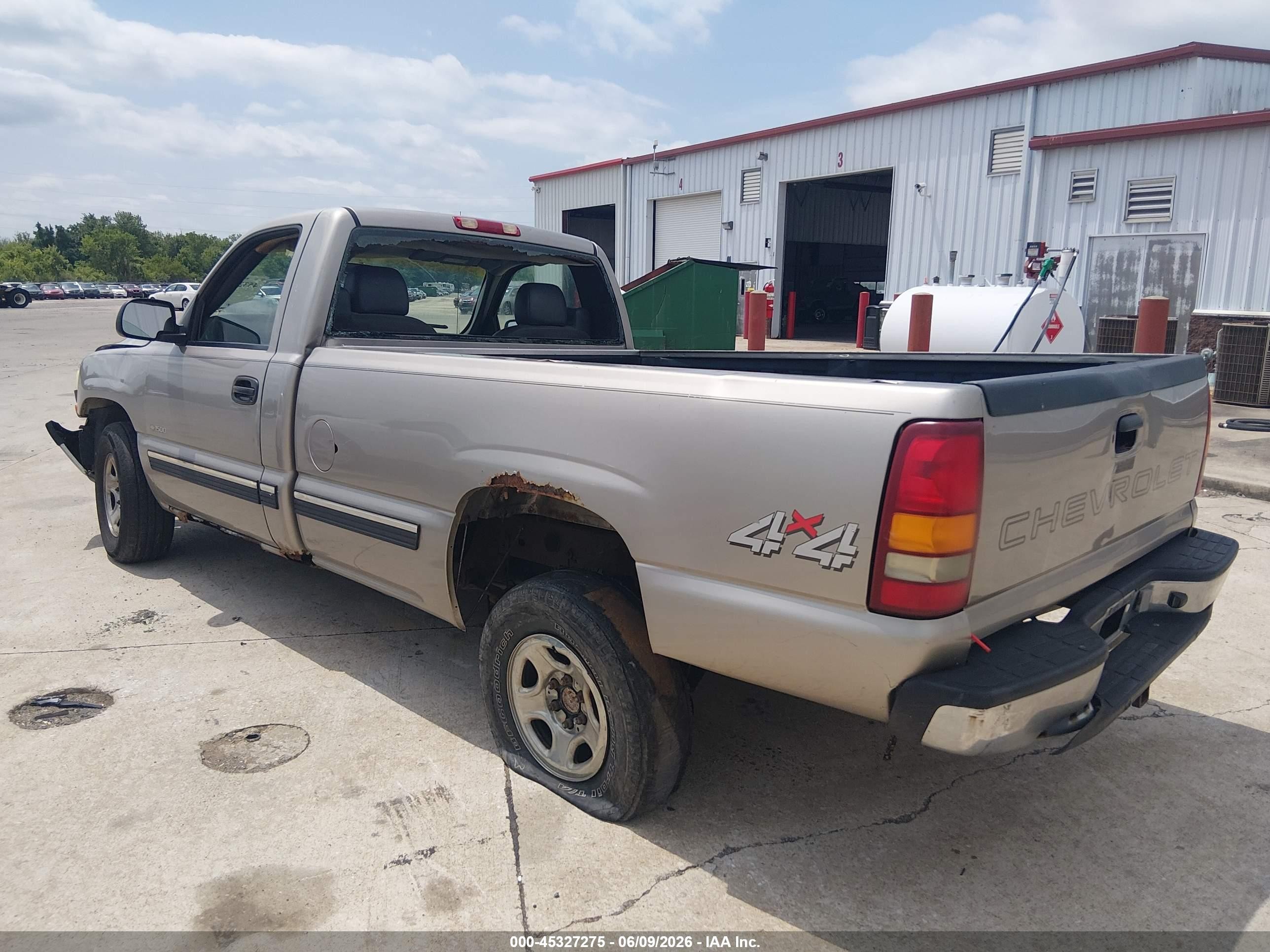 1999 Chevrolet Silverado 1500   Серый vin: 1GCEK14T1XE177938