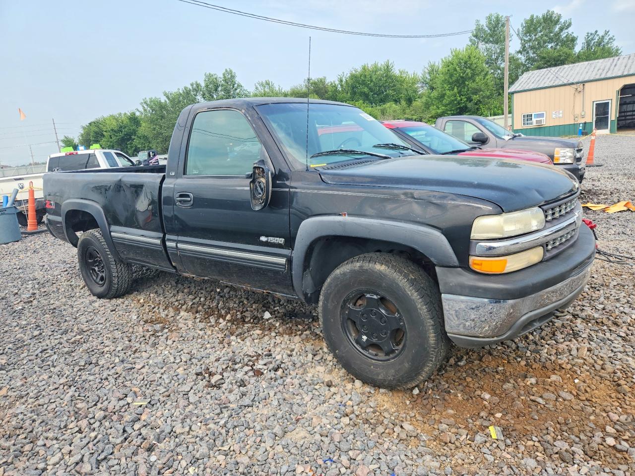 2000 Chevrolet Silverado K1500 Black vin: 1GCEK14T1YE120463